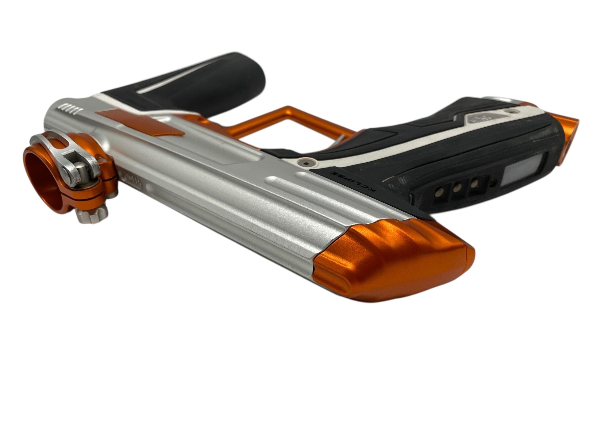 Used Planet Eclipse Cs1.5 Paintball Gun Silver/Orange Paintball Gun from CPXBrosPaintball Buy/Sell/Trade Paintball Markers, New Paintball Guns, Paintball Hoppers, Paintball Masks, and Hormesis Headbands