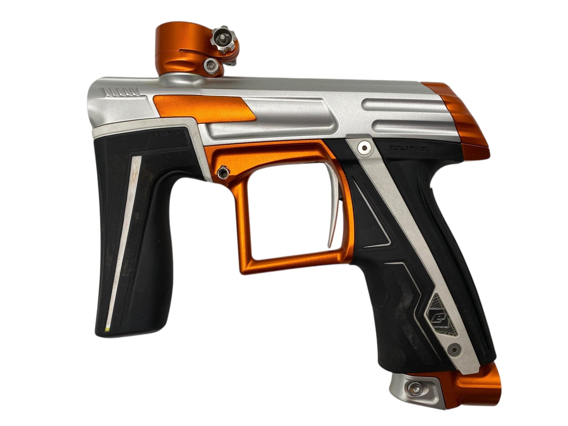 Used Planet Eclipse Cs1.5 Paintball Gun Silver/Orange Paintball Gun from CPXBrosPaintball Buy/Sell/Trade Paintball Markers, New Paintball Guns, Paintball Hoppers, Paintball Masks, and Hormesis Headbands