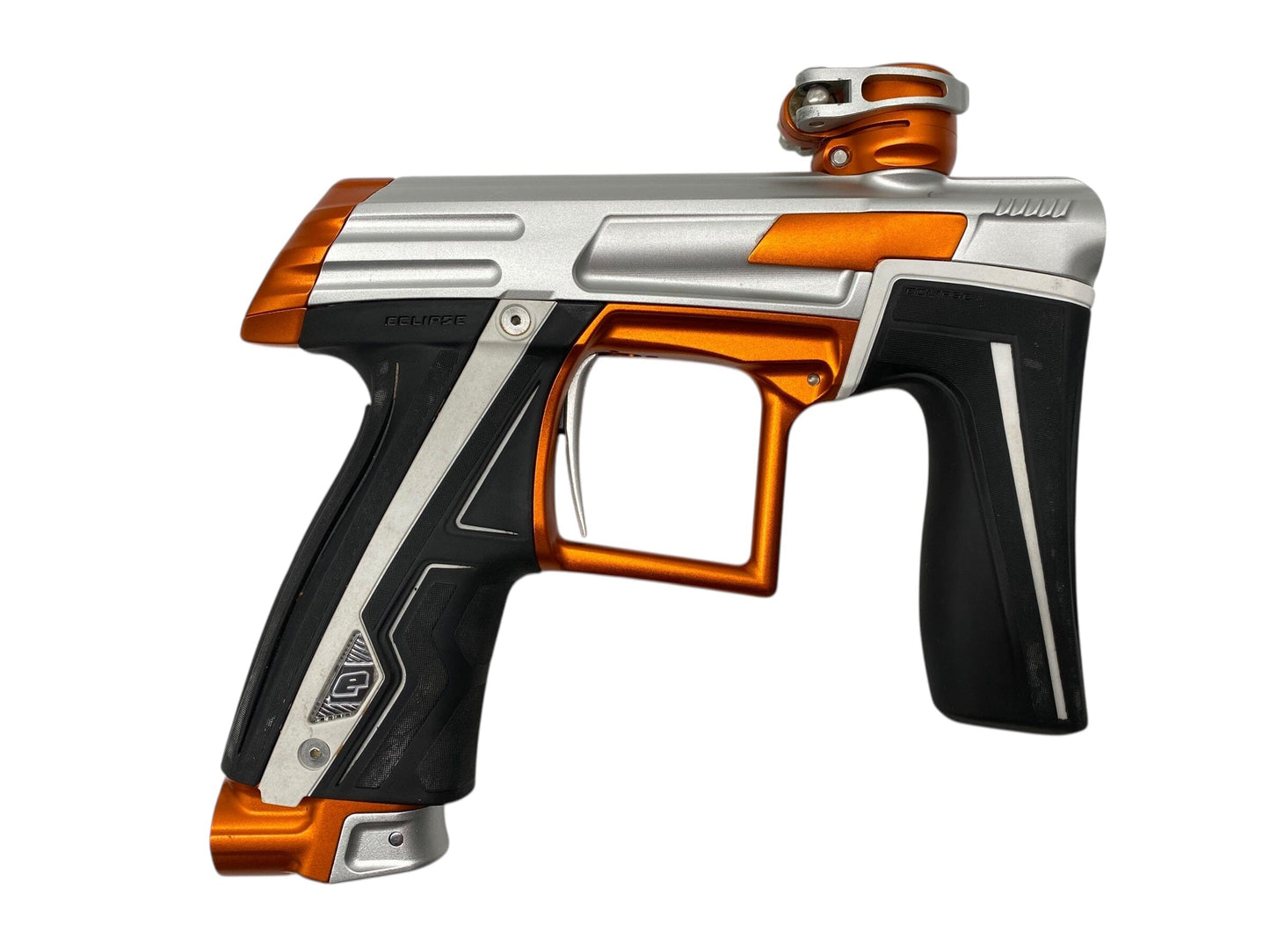 Used Planet Eclipse Cs1.5 Paintball Gun Silver/Orange Paintball Gun from CPXBrosPaintball Buy/Sell/Trade Paintball Markers, New Paintball Guns, Paintball Hoppers, Paintball Masks, and Hormesis Headbands
