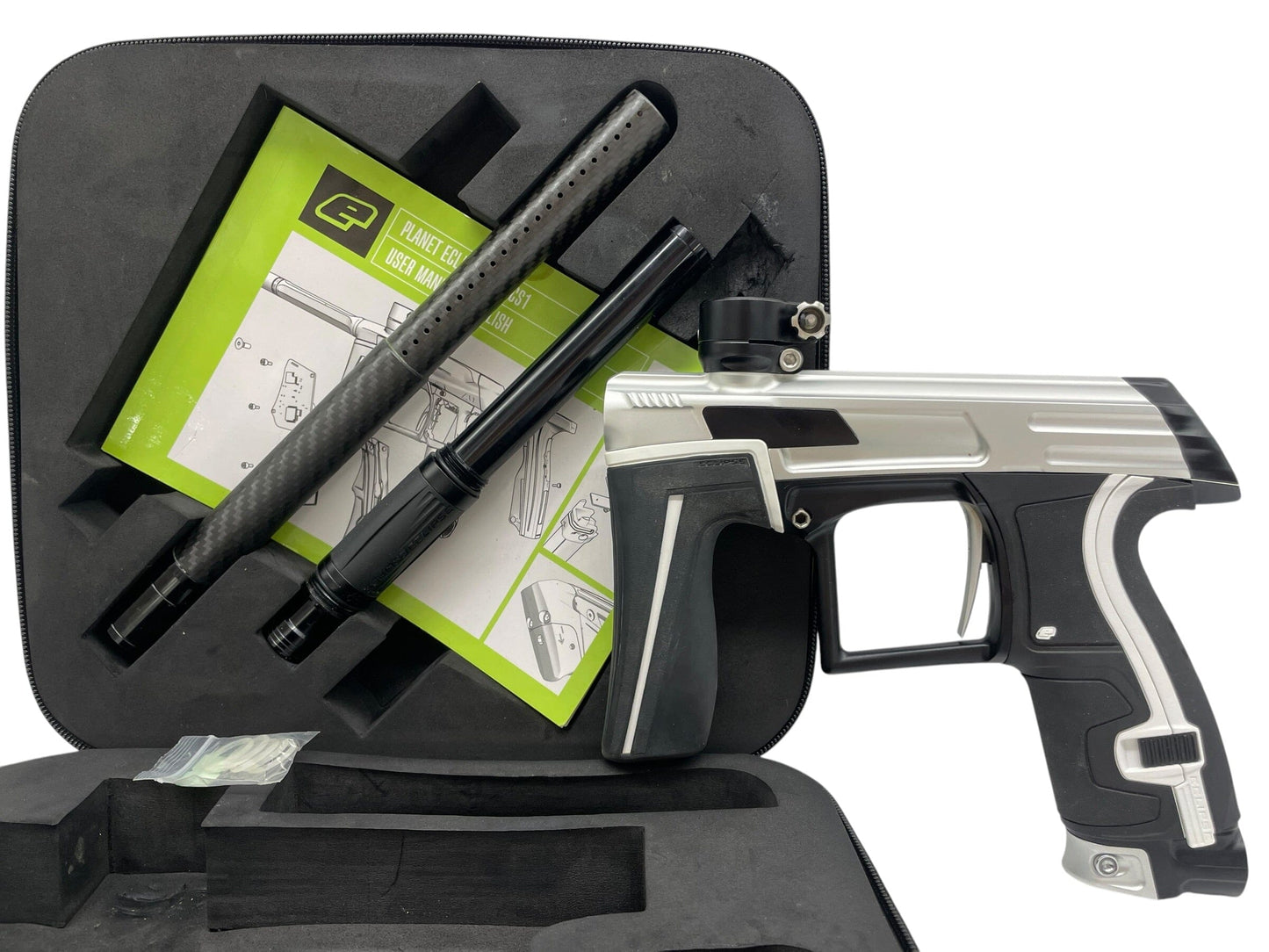 Used Planet Eclipse Cs1.5 Silver/Black Paintball Gun Paintball Gun from CPXBrosPaintball Buy/Sell/Trade Paintball Markers, New Paintball Guns, Paintball Hoppers, Paintball Masks, and Hormesis Headbands