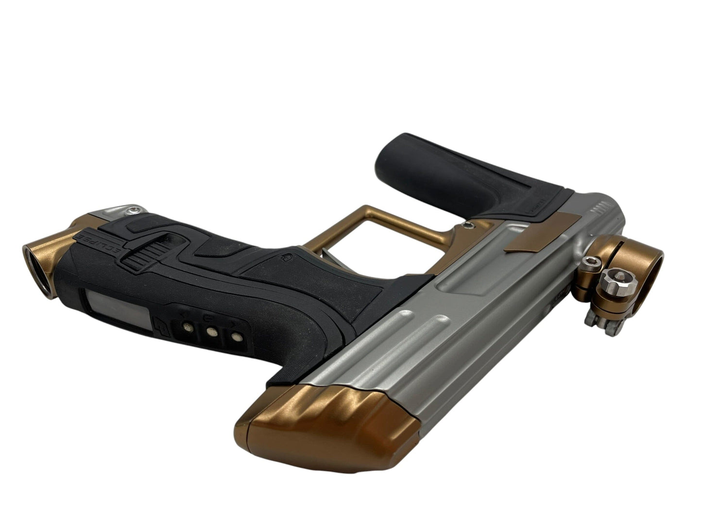Used Planet Eclipse Cs1.5 Silver/Bronze Paintball Gun Paintball Gun from CPXBrosPaintball Buy/Sell/Trade Paintball Markers, New Paintball Guns, Paintball Hoppers, Paintball Masks, and Hormesis Headbands