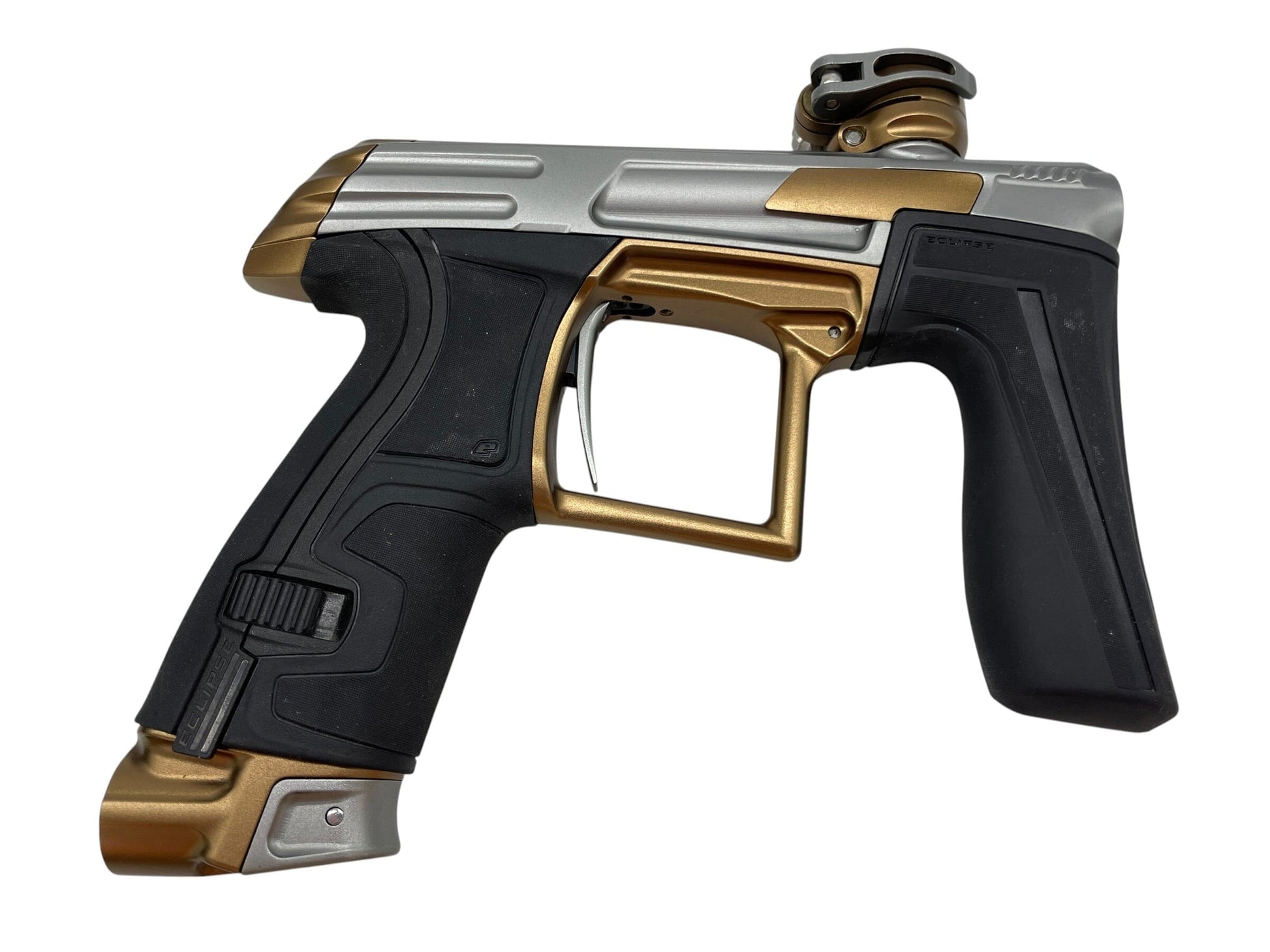 Used Planet Eclipse Cs1.5 Silver/Bronze Paintball Gun Paintball Gun from CPXBrosPaintball Buy/Sell/Trade Paintball Markers, New Paintball Guns, Paintball Hoppers, Paintball Masks, and Hormesis Headbands