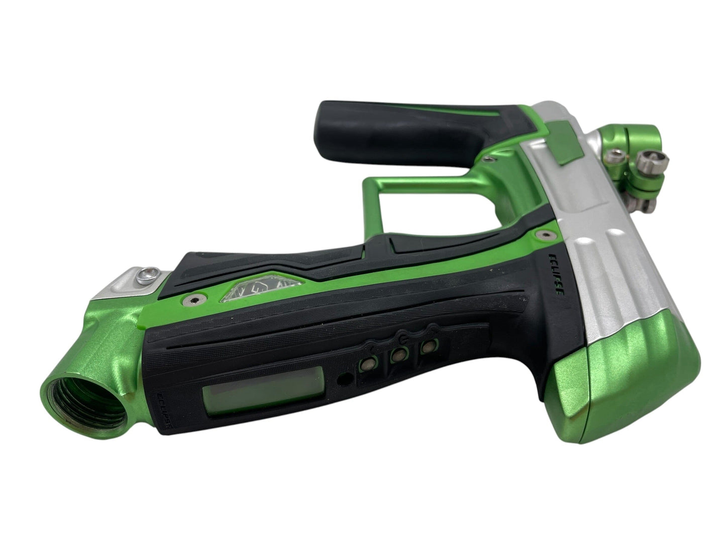 Used Planet Eclipse Cs1.5 Silver/Green Paintball Gun Paintball Gun from CPXBrosPaintball Buy/Sell/Trade Paintball Markers, New Paintball Guns, Paintball Hoppers, Paintball Masks, and Hormesis Headbands