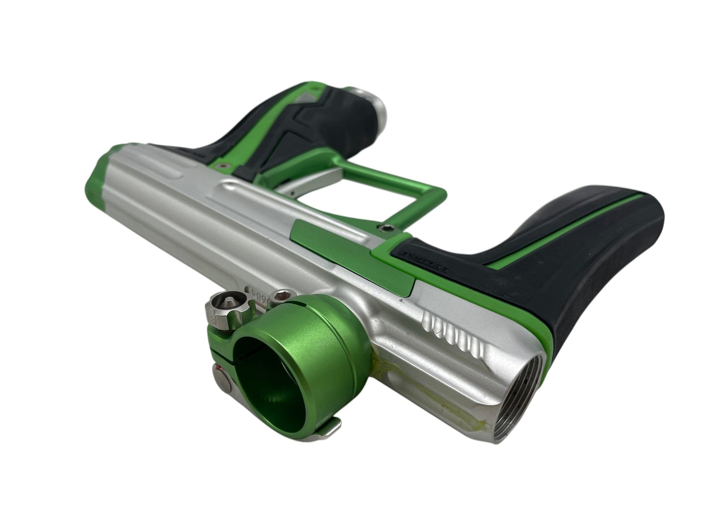 Used Planet Eclipse Cs1.5 Silver/Green Paintball Gun Paintball Gun from CPXBrosPaintball Buy/Sell/Trade Paintball Markers, New Paintball Guns, Paintball Hoppers, Paintball Masks, and Hormesis Headbands