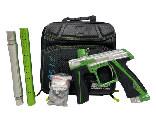 Used Planet Eclipse Cs1.5 Silver/Green Paintball Gun Paintball Gun from CPXBrosPaintball Buy/Sell/Trade Paintball Markers, New Paintball Guns, Paintball Hoppers, Paintball Masks, and Hormesis Headbands