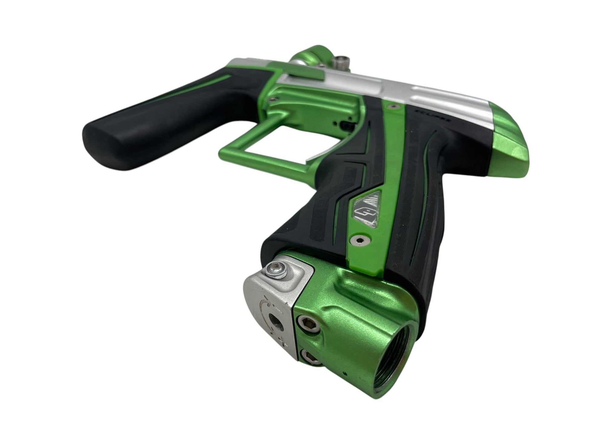 Used Planet Eclipse Cs1.5 Silver/Green Paintball Gun Paintball Gun from CPXBrosPaintball Buy/Sell/Trade Paintball Markers, New Paintball Guns, Paintball Hoppers, Paintball Masks, and Hormesis Headbands