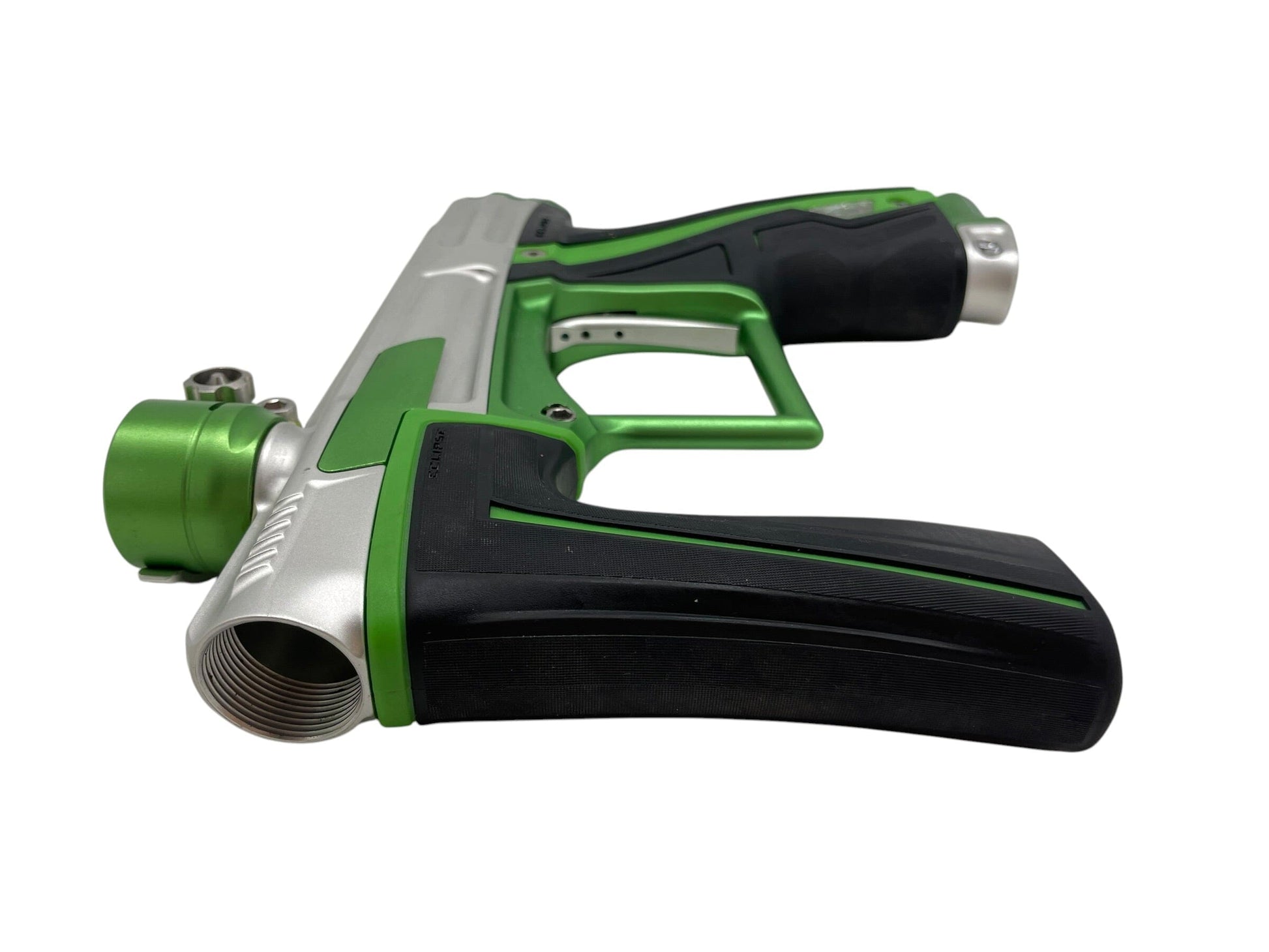 Used Planet Eclipse Cs1.5 Silver/Green Paintball Gun Paintball Gun from CPXBrosPaintball Buy/Sell/Trade Paintball Markers, New Paintball Guns, Paintball Hoppers, Paintball Masks, and Hormesis Headbands