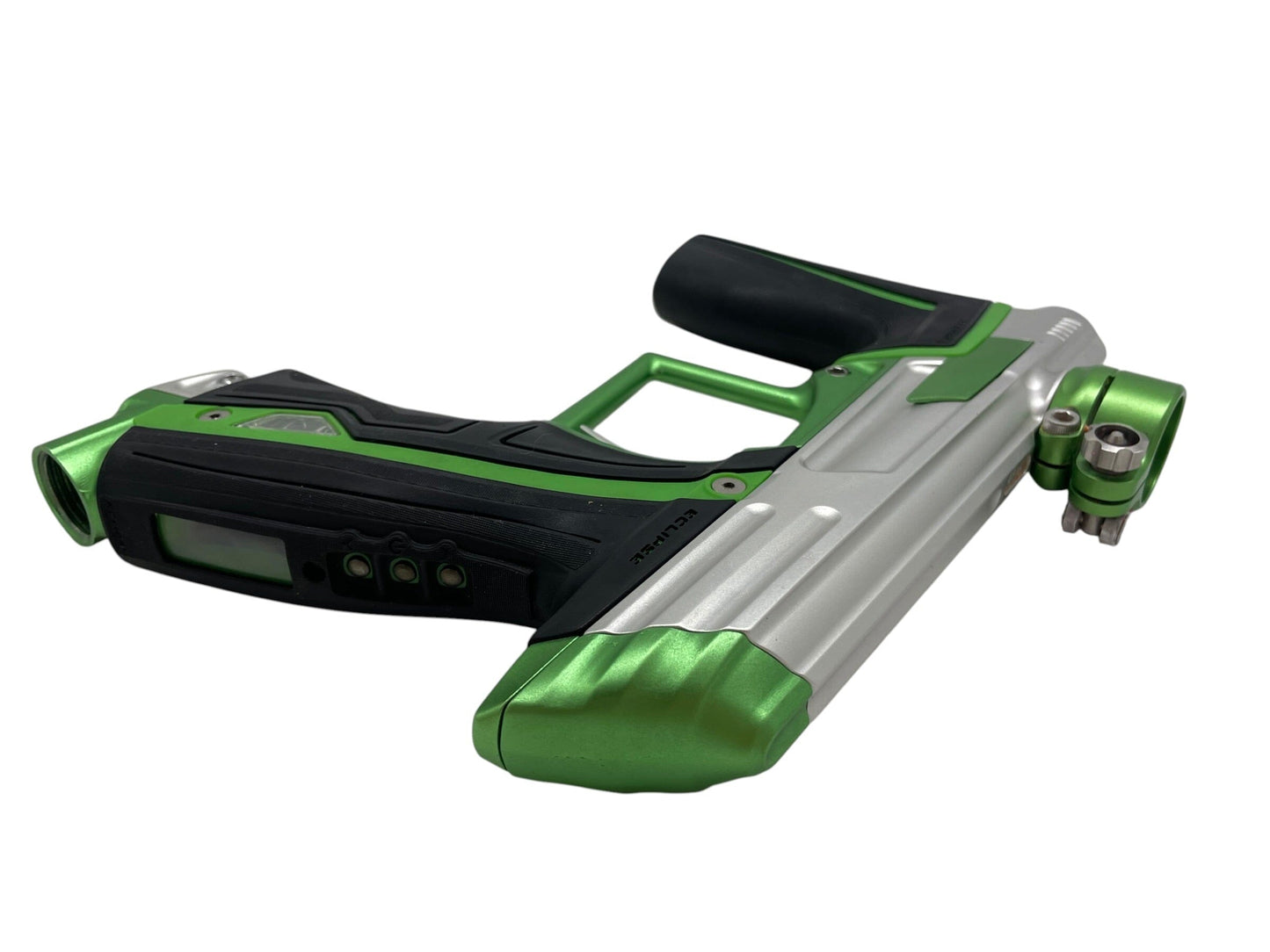 Used Planet Eclipse Cs1.5 Silver/Green Paintball Gun Paintball Gun from CPXBrosPaintball Buy/Sell/Trade Paintball Markers, New Paintball Guns, Paintball Hoppers, Paintball Masks, and Hormesis Headbands