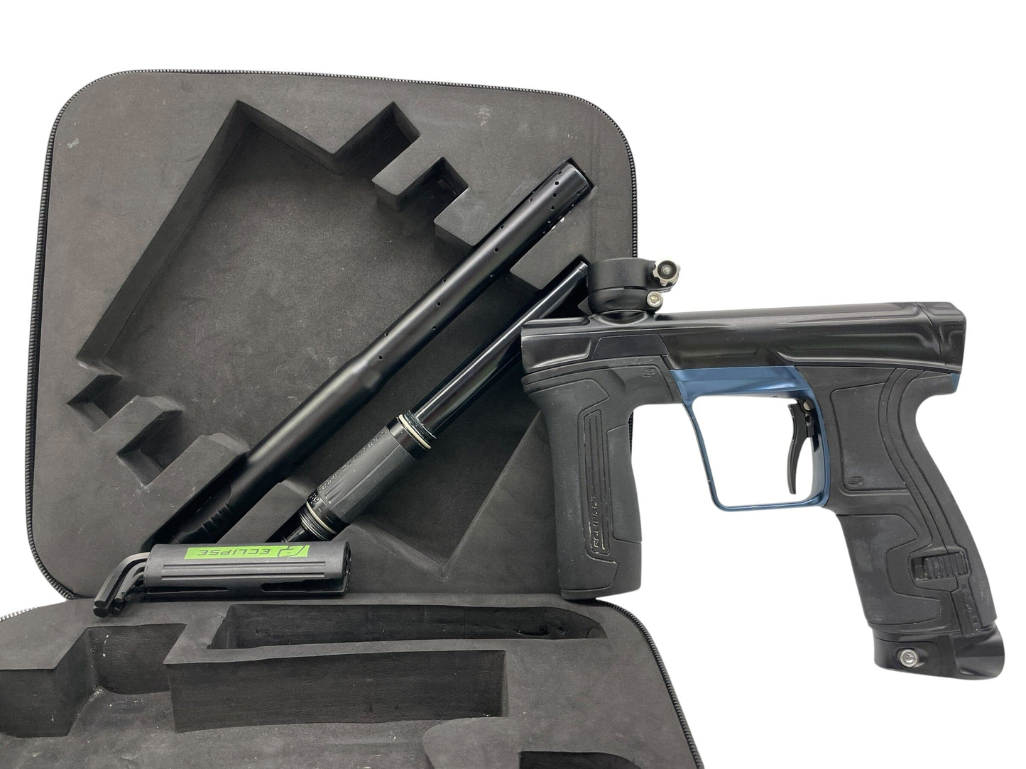 Used Planet Eclipse CS2 Black / Blue Paintball Gun Paintball Gun from CPXBrosPaintball Buy/Sell/Trade Paintball Markers, New Paintball Guns, Paintball Hoppers, Paintball Masks, and Hormesis Headbands