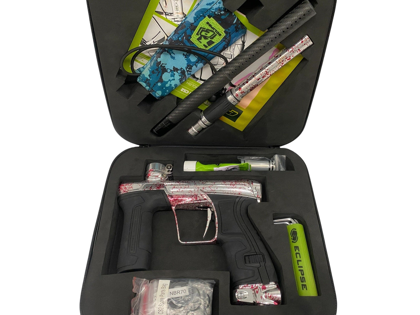 Used Planet Eclipse CS2 Blood Spatter Paintball Gun Paintball Gun from CPXBrosPaintball Buy/Sell/Trade Paintball Markers, New Paintball Guns, Paintball Hoppers, Paintball Masks, and Hormesis Headbands