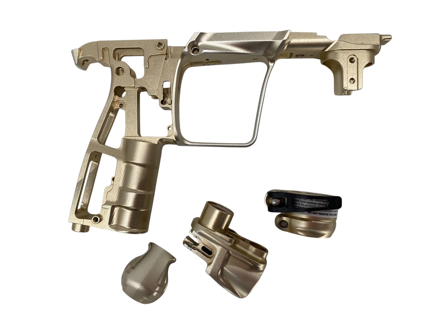 Used Planet Eclipse CS2 Gen 1 Light Gold Electro Frame / ASA / Feedneck / Backcap Paintball Gun from CPXBrosPaintball Buy/Sell/Trade Paintball Markers, New Paintball Guns, Paintball Hoppers, Paintball Masks, and Hormesis Headbands