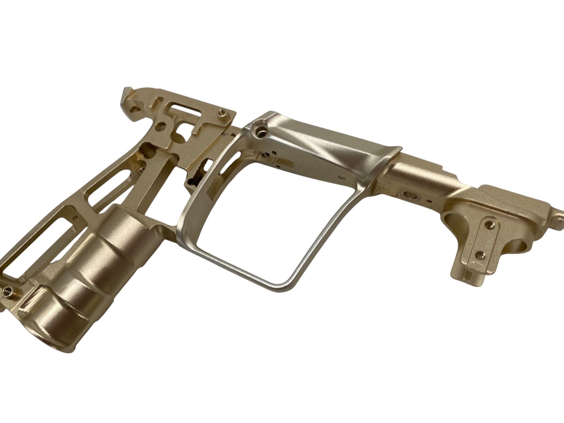 Used Planet Eclipse CS2 Gen 1 Light Gold Electro Frame / ASA / Feedneck / Backcap Paintball Gun from CPXBrosPaintball Buy/Sell/Trade Paintball Markers, New Paintball Guns, Paintball Hoppers, Paintball Masks, and Hormesis Headbands