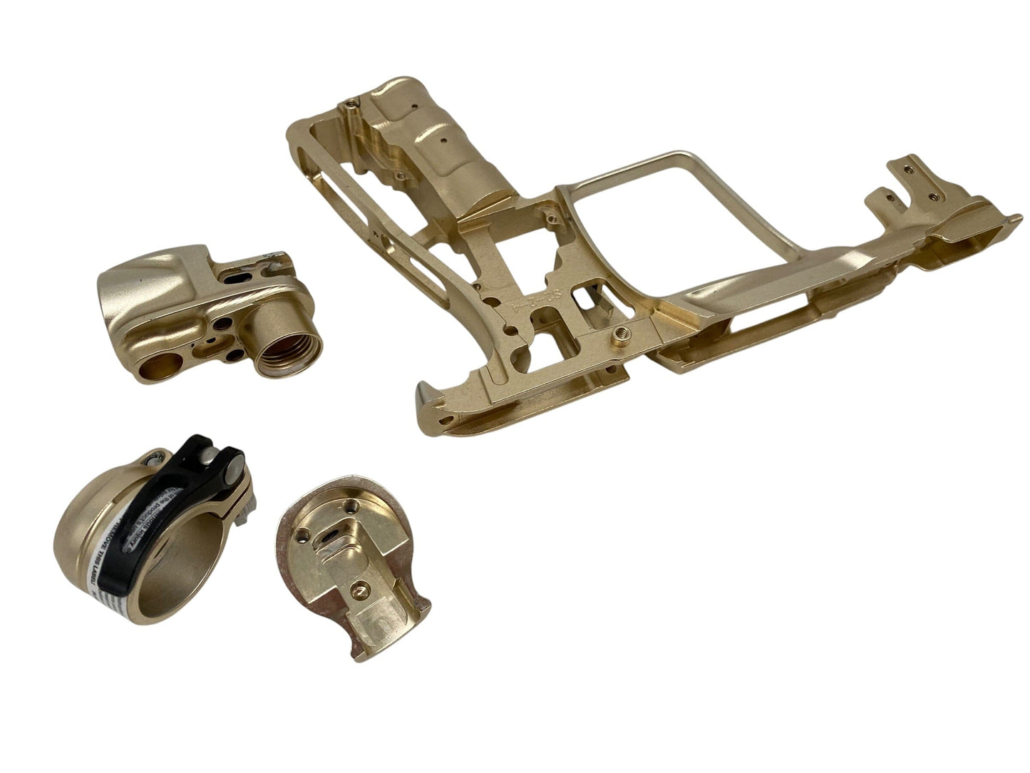 Used Planet Eclipse CS2 Gen 1 Light Gold Electro Frame / ASA / Feedneck / Backcap Paintball Gun from CPXBrosPaintball Buy/Sell/Trade Paintball Markers, New Paintball Guns, Paintball Hoppers, Paintball Masks, and Hormesis Headbands