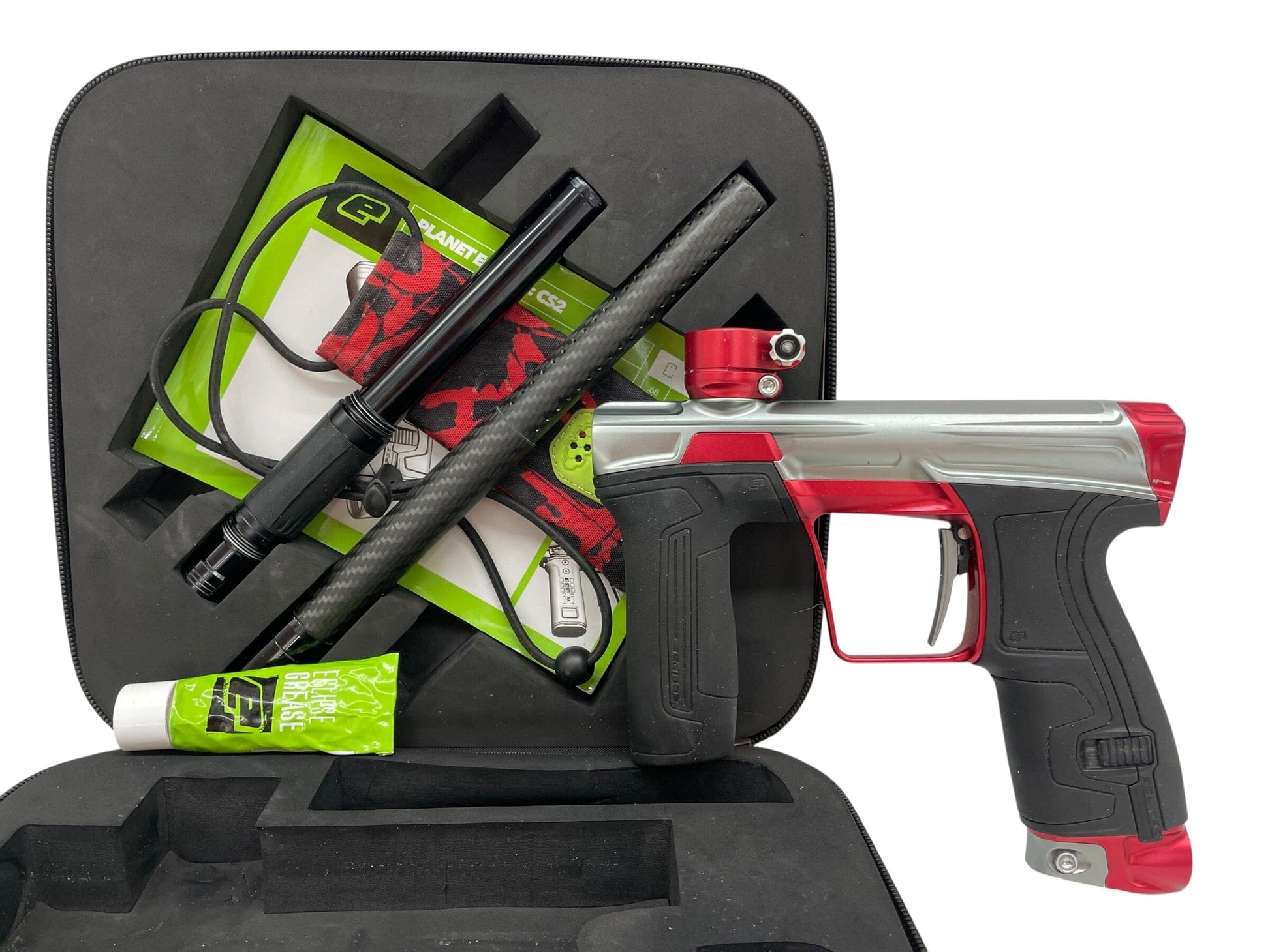 Used Planet Eclipse CS2 Grey/Red Paintball Gun Paintball Gun from CPXBrosPaintball Buy/Sell/Trade Paintball Markers, New Paintball Guns, Paintball Hoppers, Paintball Masks, and Hormesis Headbands