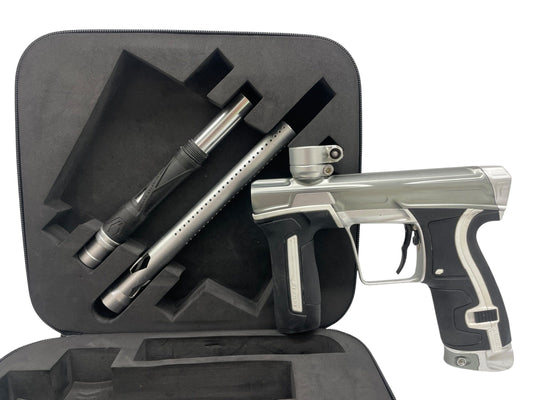 Used Planet Eclipse CS2 Grey/Silver Paintball Gun Paintball Gun from CPXBrosPaintball Buy/Sell/Trade Paintball Markers, New Paintball Guns, Paintball Hoppers, Paintball Masks, and Hormesis Headbands