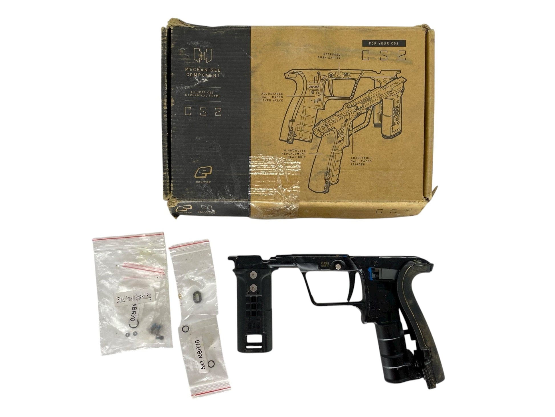 Used Planet Eclipse Cs2 Mech Frame Conversion Kit Paintball Gun from CPXBrosPaintball Buy/Sell/Trade Paintball Markers, New Paintball Guns, Paintball Hoppers, Paintball Masks, and Hormesis Headbands