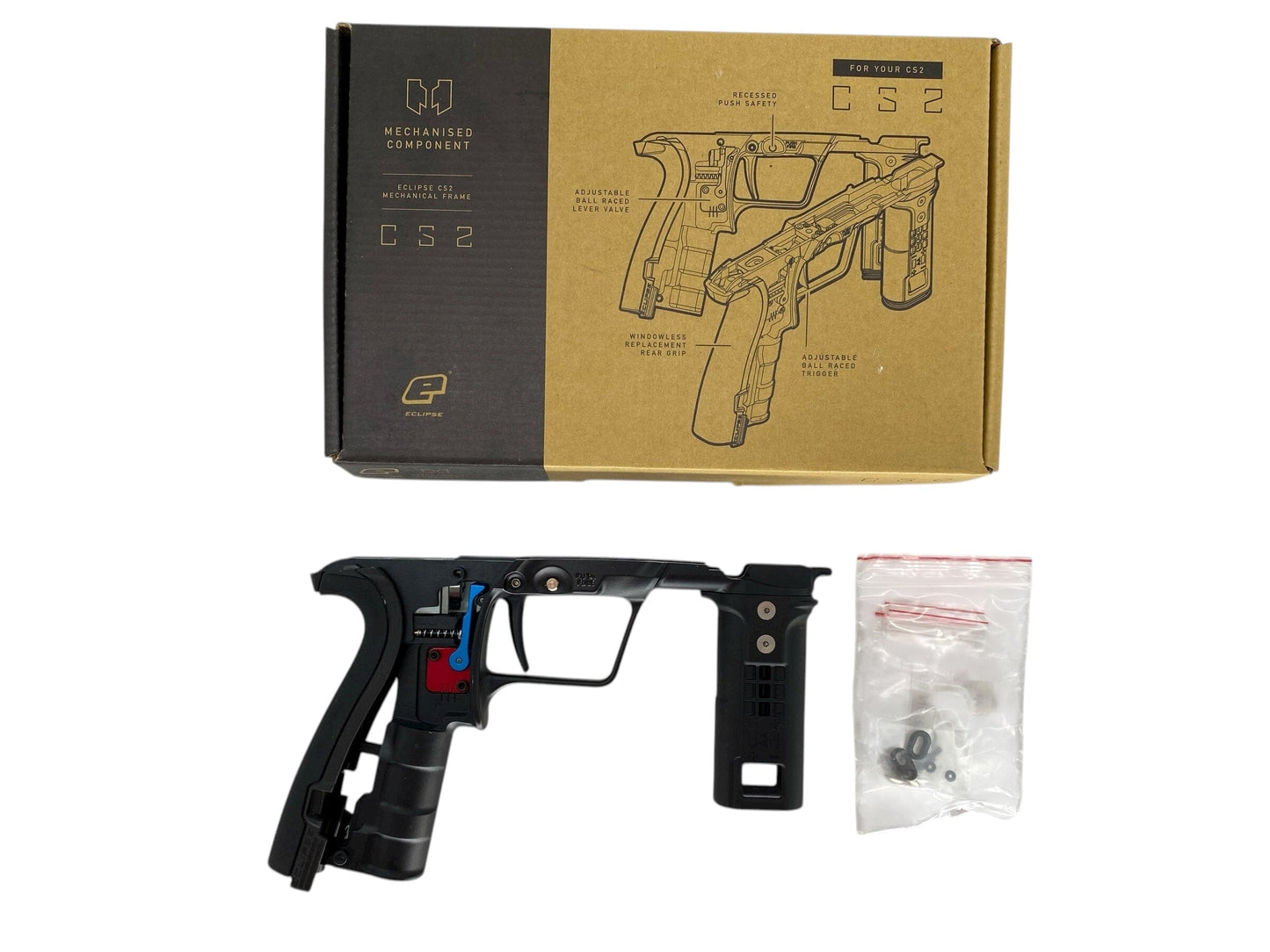 Used Planet Eclipse Cs2 Mech Frame Conversion Kit Paintball Gun from CPXBrosPaintball Buy/Sell/Trade Paintball Markers, New Paintball Guns, Paintball Hoppers, Paintball Masks, and Hormesis Headbands