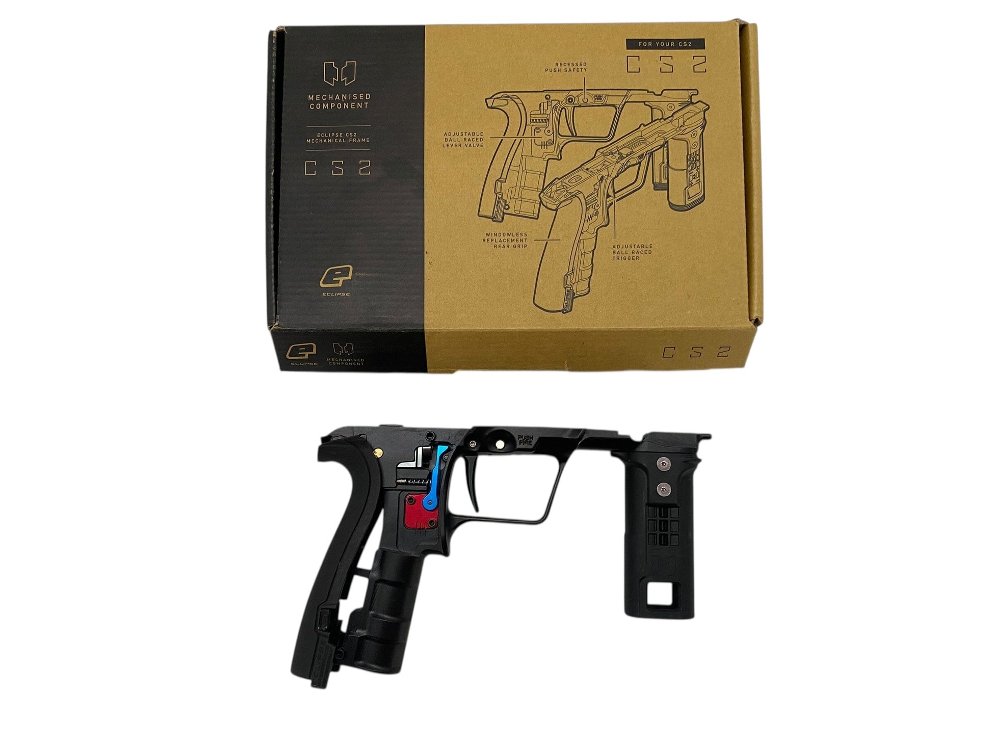 Used Planet Eclipse Cs2 Mech Frame Kit - Black Paintball Gun from CPXBrosPaintball Buy/Sell/Trade Paintball Markers, New Paintball Guns, Paintball Hoppers, Paintball Masks, and Hormesis Headbands