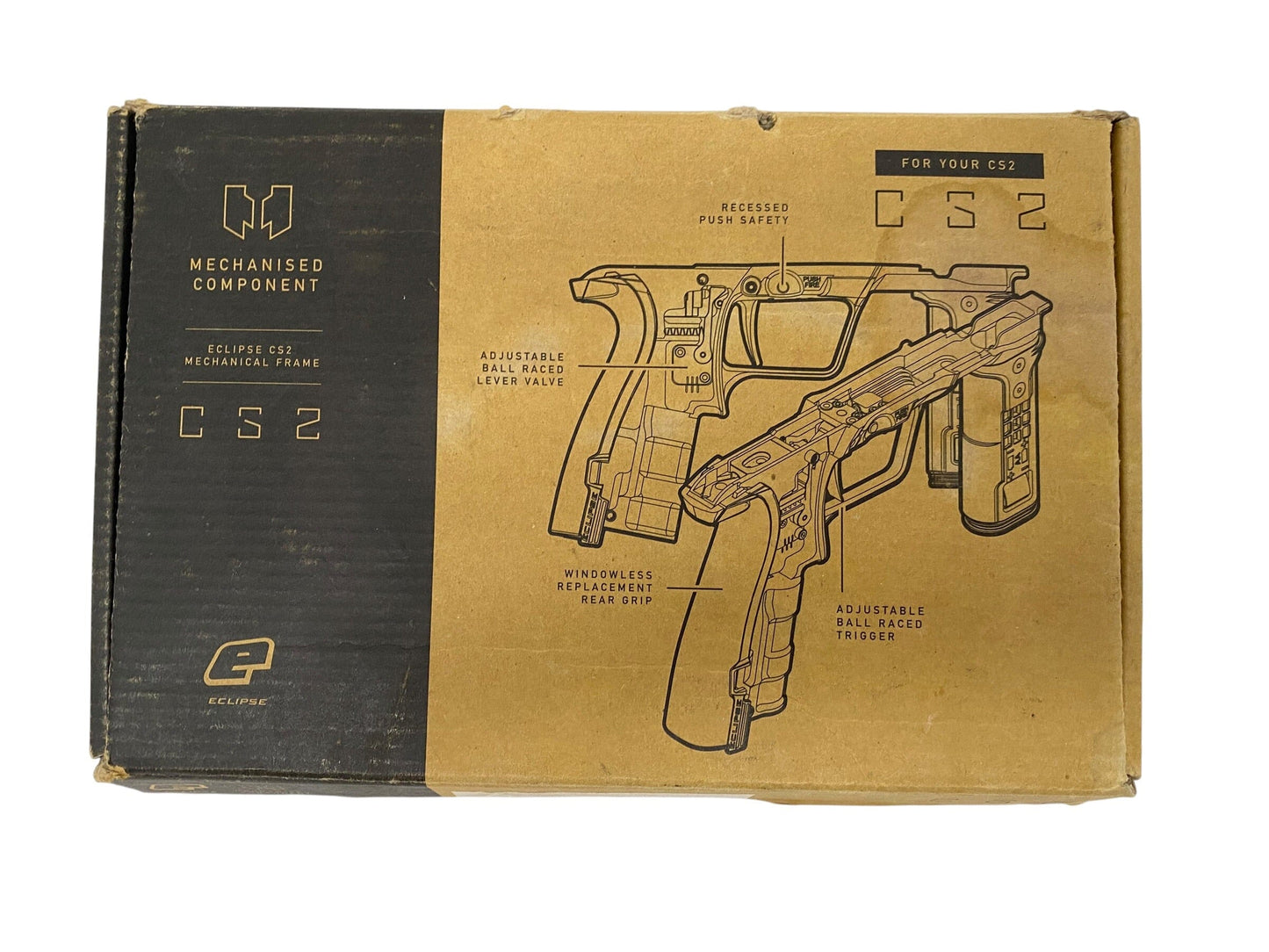 Used Planet Eclipse CS2 Mechanical Frame - Black Paintball Gun from CPXBrosPaintball Buy/Sell/Trade Paintball Markers, New Paintball Guns, Paintball Hoppers, Paintball Masks, and Hormesis Headbands