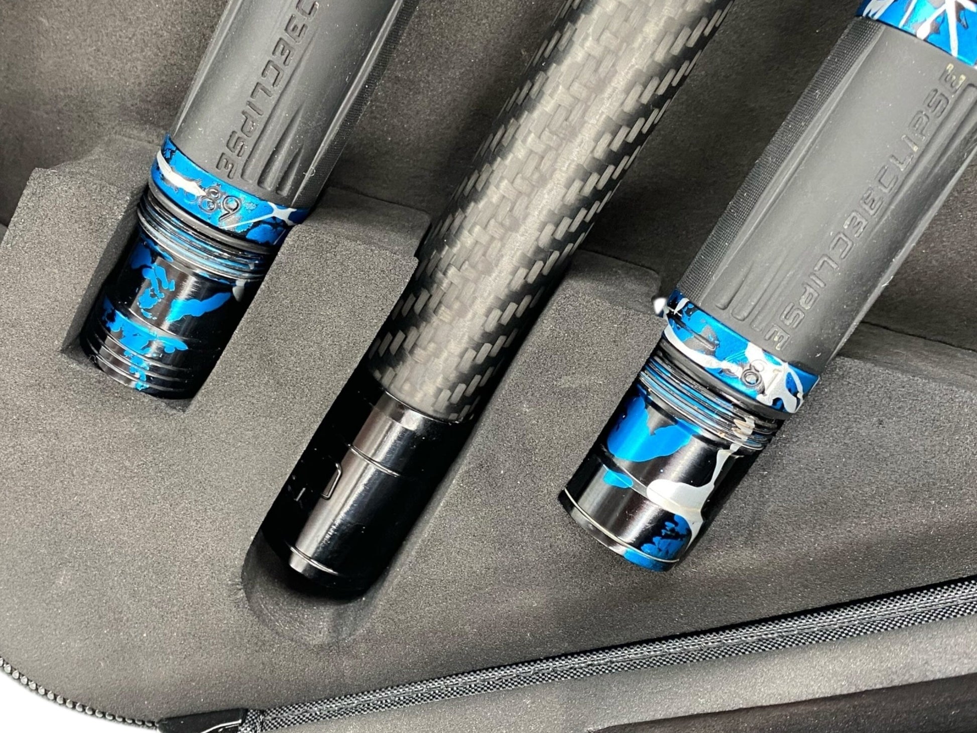 Used Planet Eclipse Cs2 Paintball Gun Blue/White/Black Splash Paintball Gun from CPXBrosPaintball Buy/Sell/Trade Paintball Markers, New Paintball Guns, Paintball Hoppers, Paintball Masks, and Hormesis Headbands