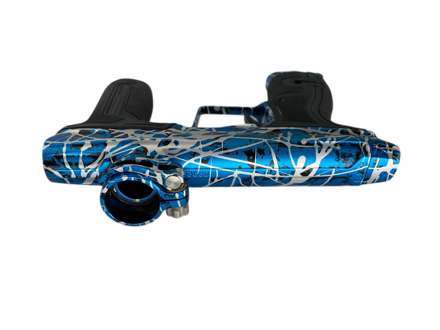 Used Planet Eclipse Cs2 Paintball Gun Blue/White/Black Splash Paintball Gun from CPXBrosPaintball Buy/Sell/Trade Paintball Markers, New Paintball Guns, Paintball Hoppers, Paintball Masks, and Hormesis Headbands