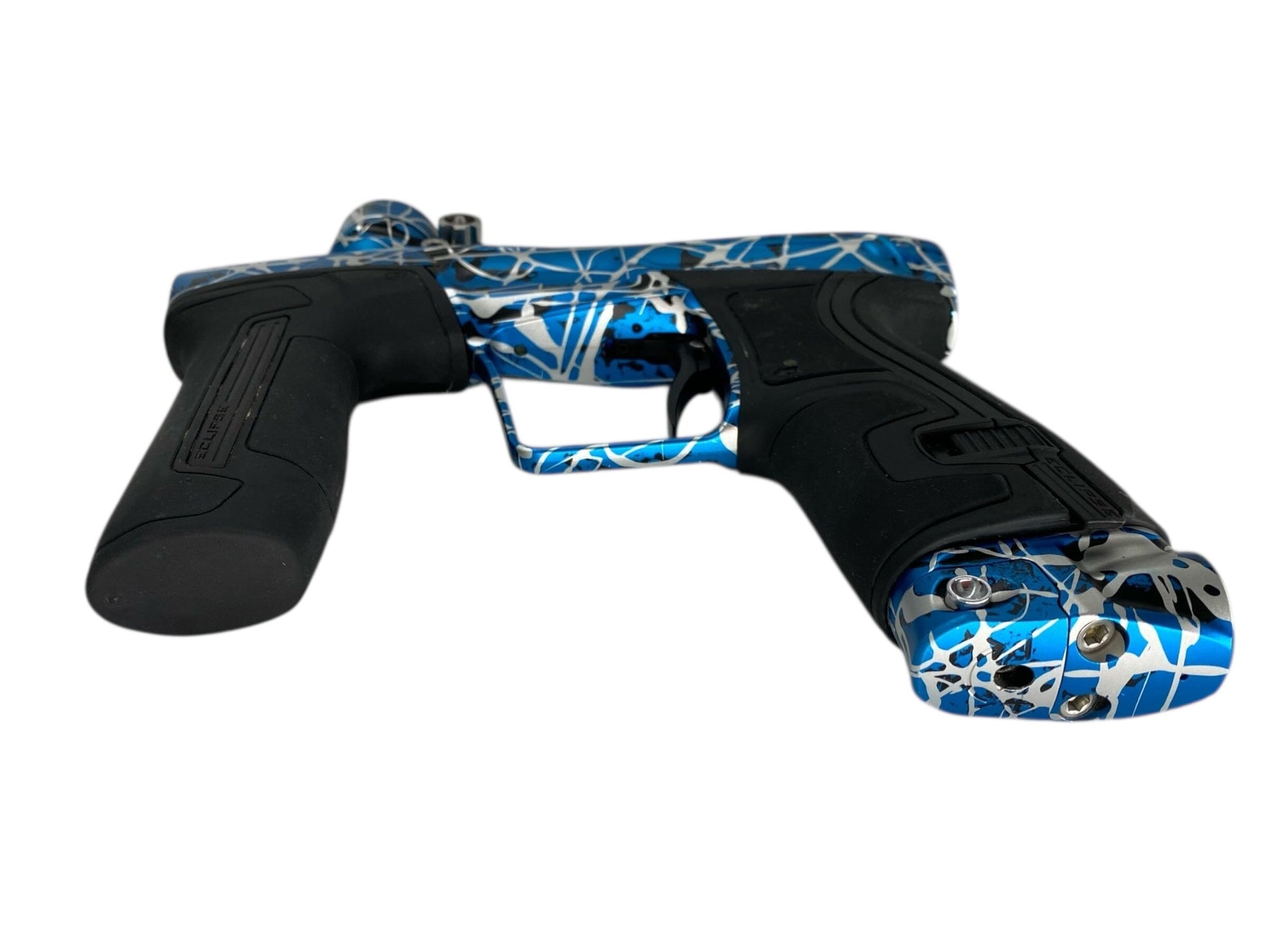 Used Planet Eclipse Cs2 Paintball Gun Blue/White/Black Splash Paintball Gun from CPXBrosPaintball Buy/Sell/Trade Paintball Markers, New Paintball Guns, Paintball Hoppers, Paintball Masks, and Hormesis Headbands