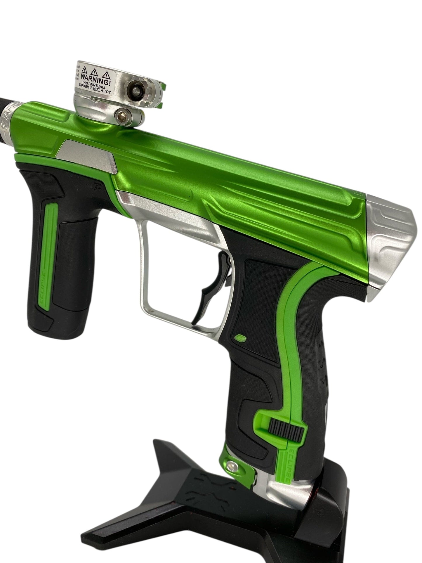 Used Planet Eclipse Cs2 Paintball Gun Green/Silver Paintball Gun from CPXBrosPaintball Buy/Sell/Trade Paintball Markers, New Paintball Guns, Paintball Hoppers, Paintball Masks, and Hormesis Headbands