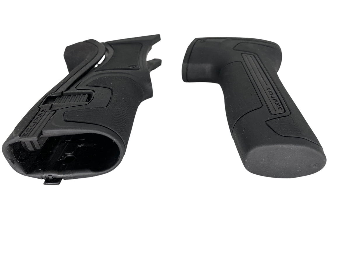 Used Planet Eclipse cs2 Paintball Gun Grips Black Paintball Gun from CPXBrosPaintball Buy/Sell/Trade Paintball Markers, New Paintball Guns, Paintball Hoppers, Paintball Masks, and Hormesis Headbands
