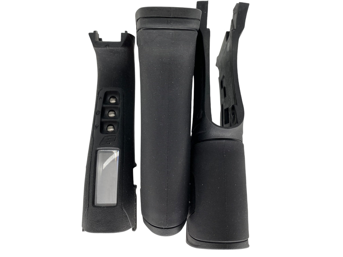 Used Planet Eclipse cs2 Paintball Gun Grips Black Paintball Gun from CPXBrosPaintball Buy/Sell/Trade Paintball Markers, New Paintball Guns, Paintball Hoppers, Paintball Masks, and Hormesis Headbands