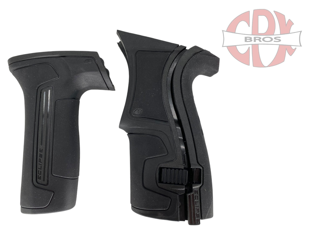 Used Planet Eclipse cs2 Paintball Gun Grips Black Paintball Gun from CPXBrosPaintball Buy/Sell/Trade Paintball Markers, New Paintball Guns, Paintball Hoppers, Paintball Masks, and Hormesis Headbands