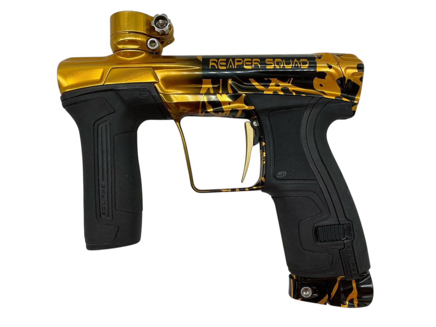 Used Planet Eclipse Cs2 Paintball Gun Orange/Black Splash Paintball Gun from CPXBrosPaintball Buy/Sell/Trade Paintball Markers, New Paintball Guns, Paintball Hoppers, Paintball Masks, and Hormesis Headbands