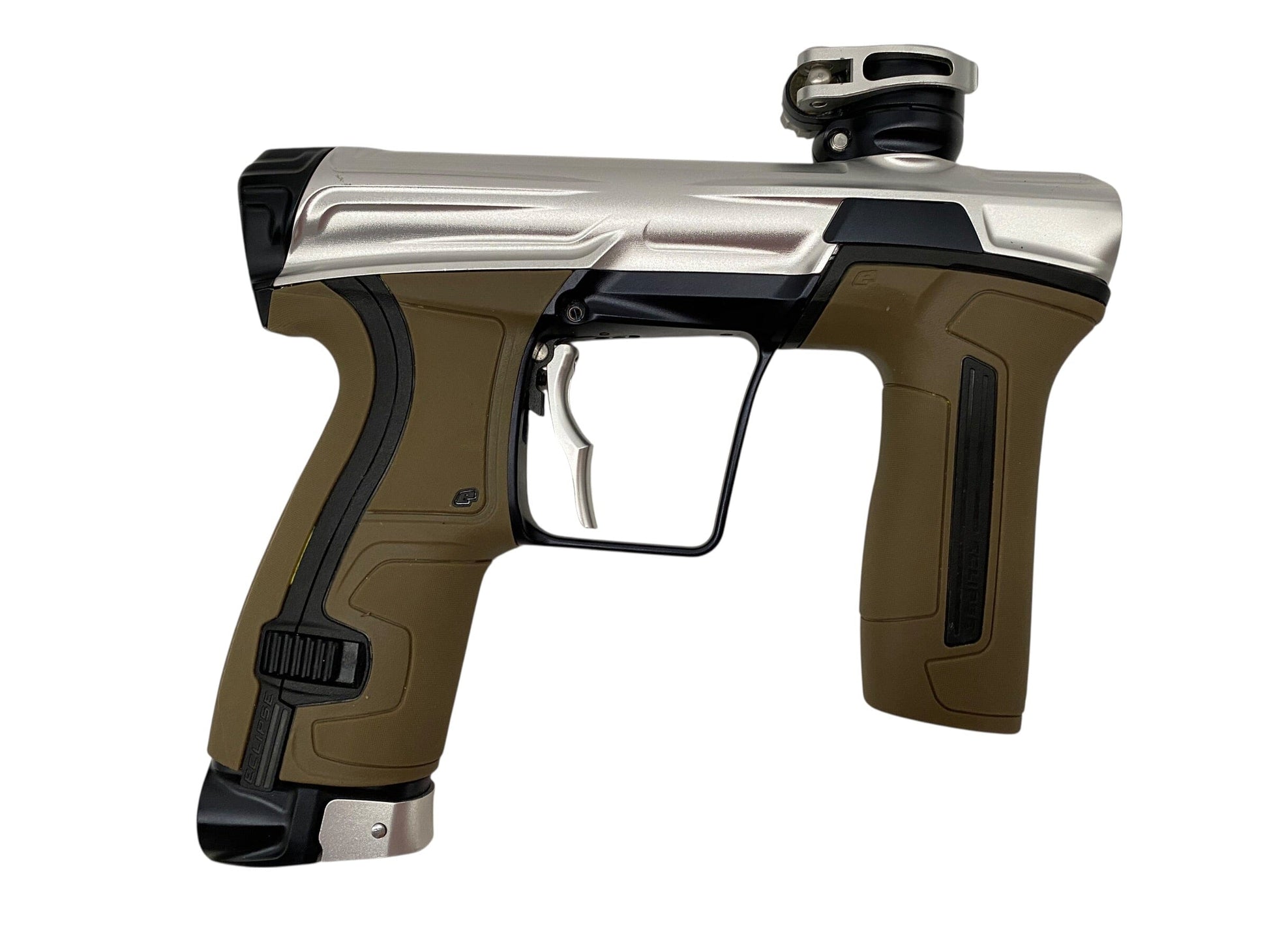 Used Planet Eclipse Cs2 Paintball Gun Silver/Black Paintball Gun from CPXBrosPaintball Buy/Sell/Trade Paintball Markers, New Paintball Guns, Paintball Hoppers, Paintball Masks, and Hormesis Headbands
