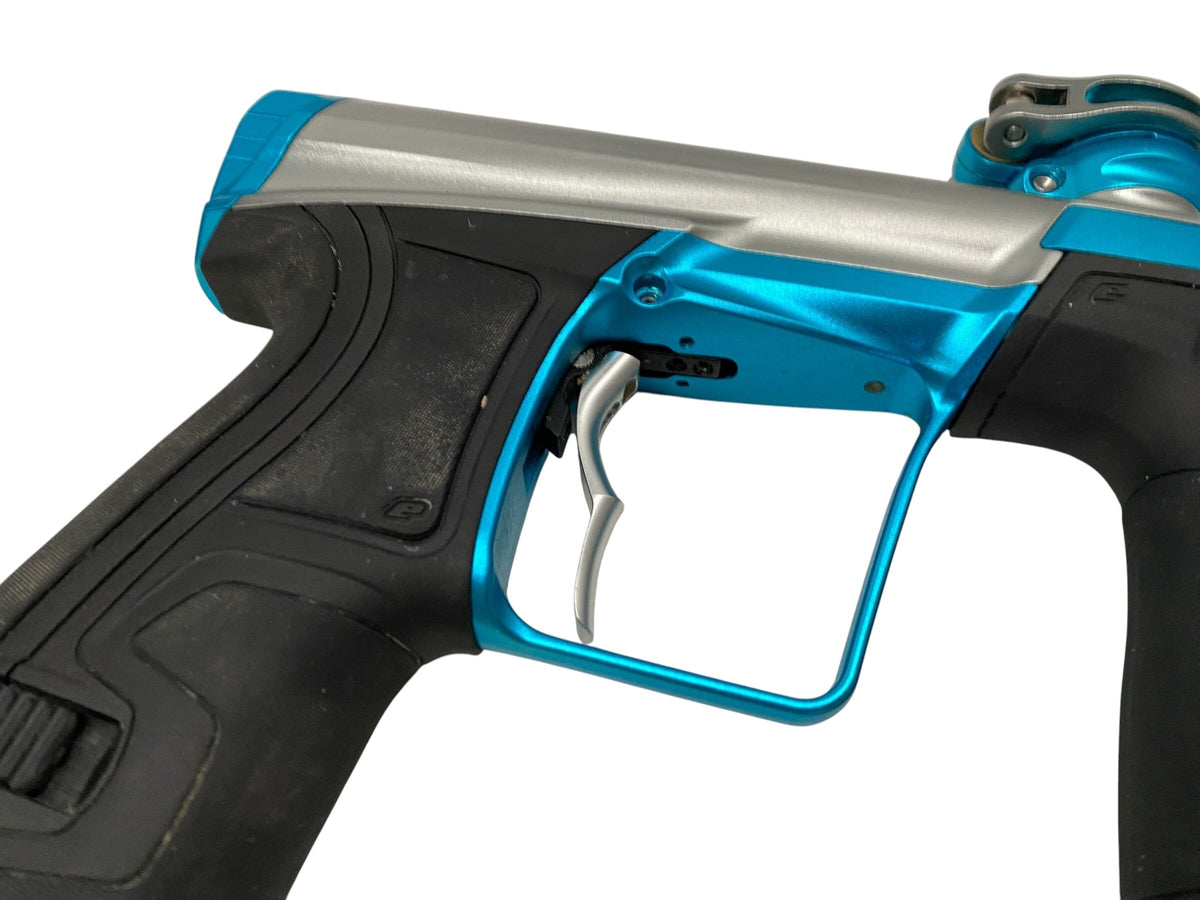 Used Planet Eclipse Cs2 Paintball Gun Silver/Blue Paintball Gun from CPXBrosPaintball Buy/Sell/Trade Paintball Markers, New Paintball Guns, Paintball Hoppers, Paintball Masks, and Hormesis Headbands