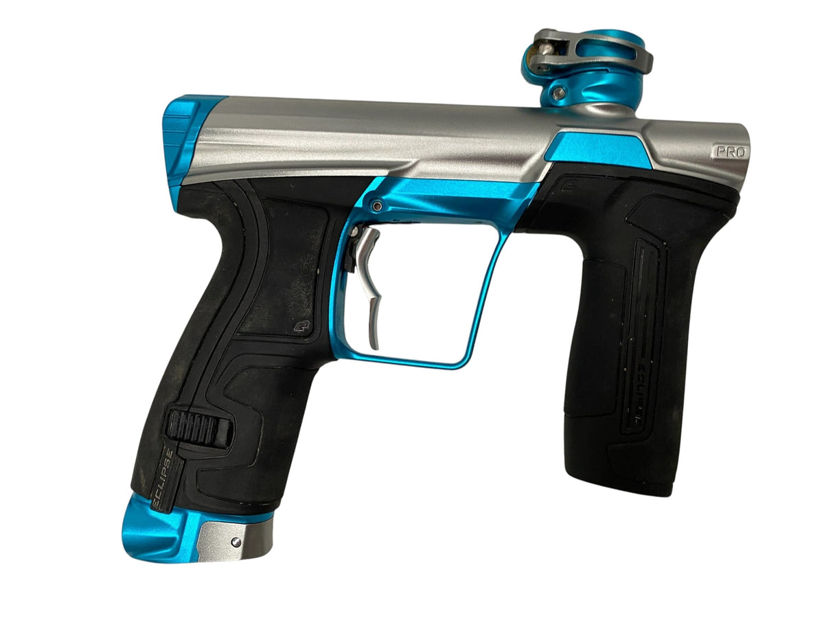 Used Planet Eclipse Cs2 Paintball Gun Silver/Blue Paintball Gun from CPXBrosPaintball Buy/Sell/Trade Paintball Markers, New Paintball Guns, Paintball Hoppers, Paintball Masks, and Hormesis Headbands