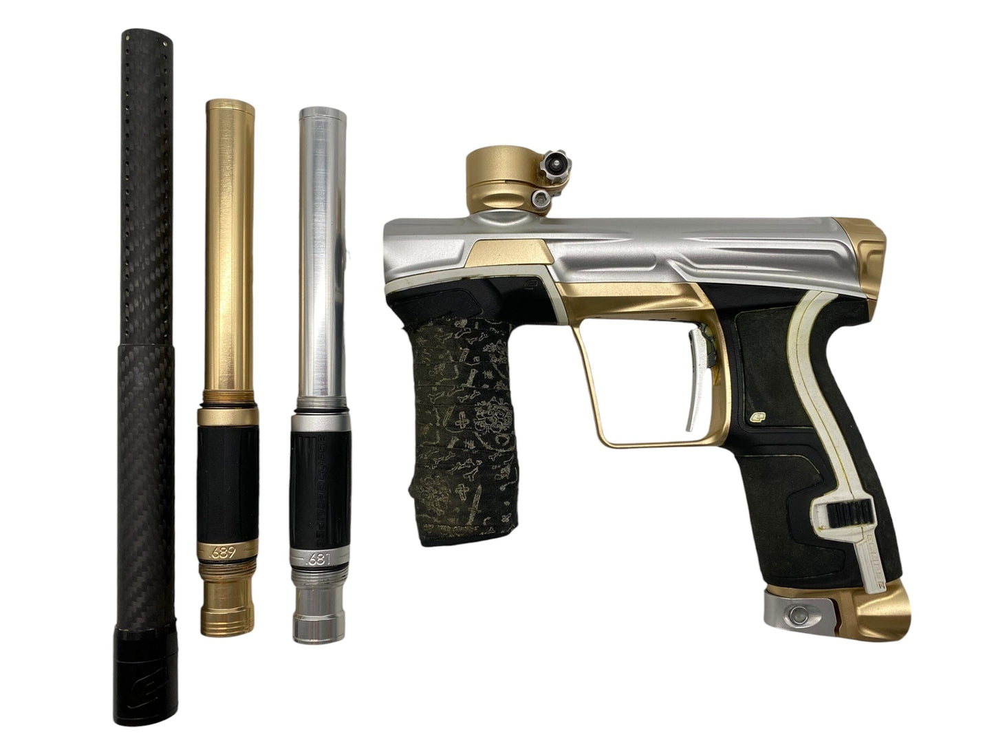 Used Planet Eclipse Cs2 Paintball Gun Silver/Bronze Paintball Gun from CPXBrosPaintball Buy/Sell/Trade Paintball Markers, New Paintball Guns, Paintball Hoppers, Paintball Masks, and Hormesis Headbands