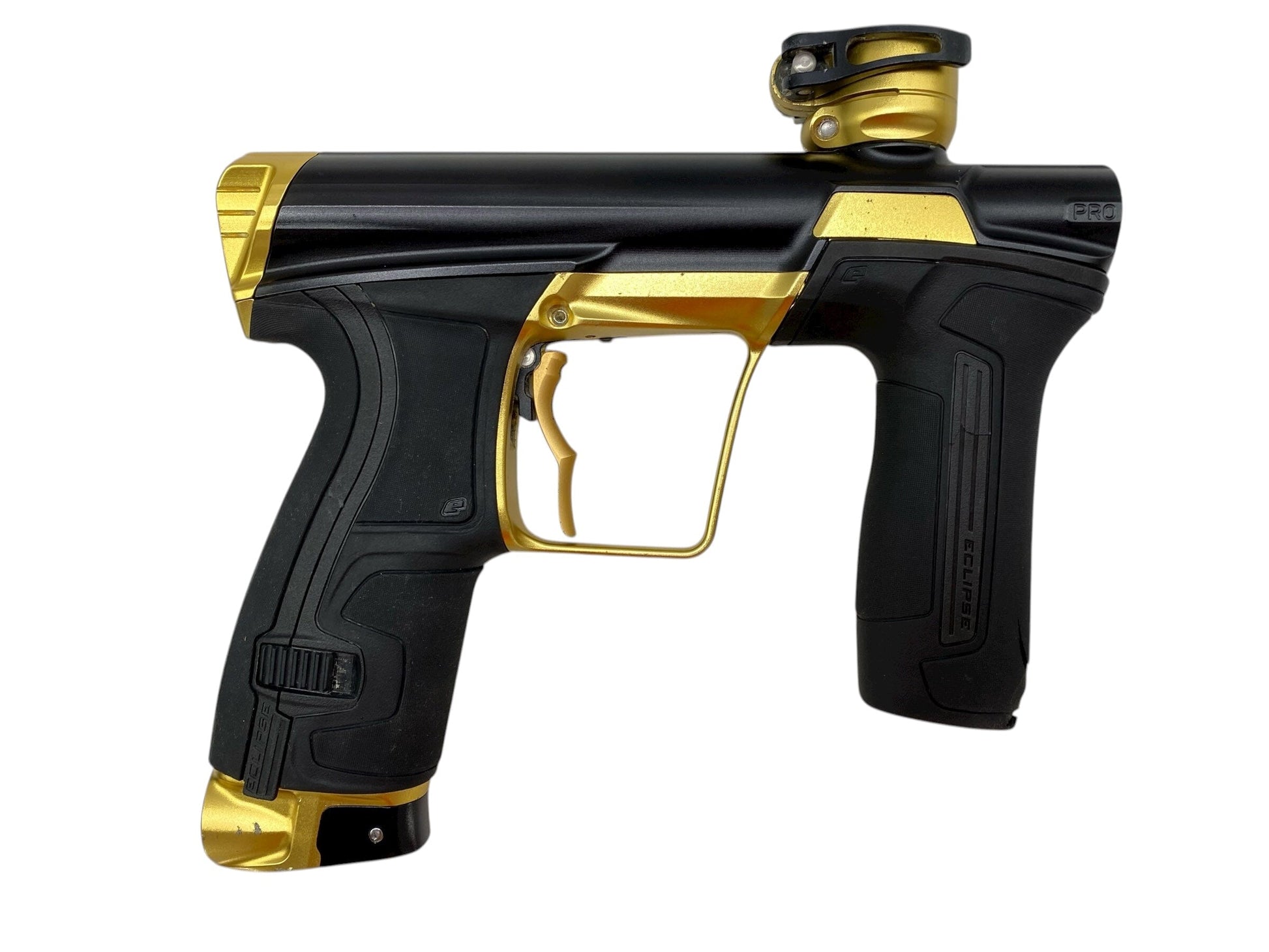 Used Planet Eclipse Cs2 Pro Paintball Gun Black/Gold Paintball Gun from CPXBrosPaintball Buy/Sell/Trade Paintball Markers, New Paintball Guns, Paintball Hoppers, Paintball Masks, and Hormesis Headbands