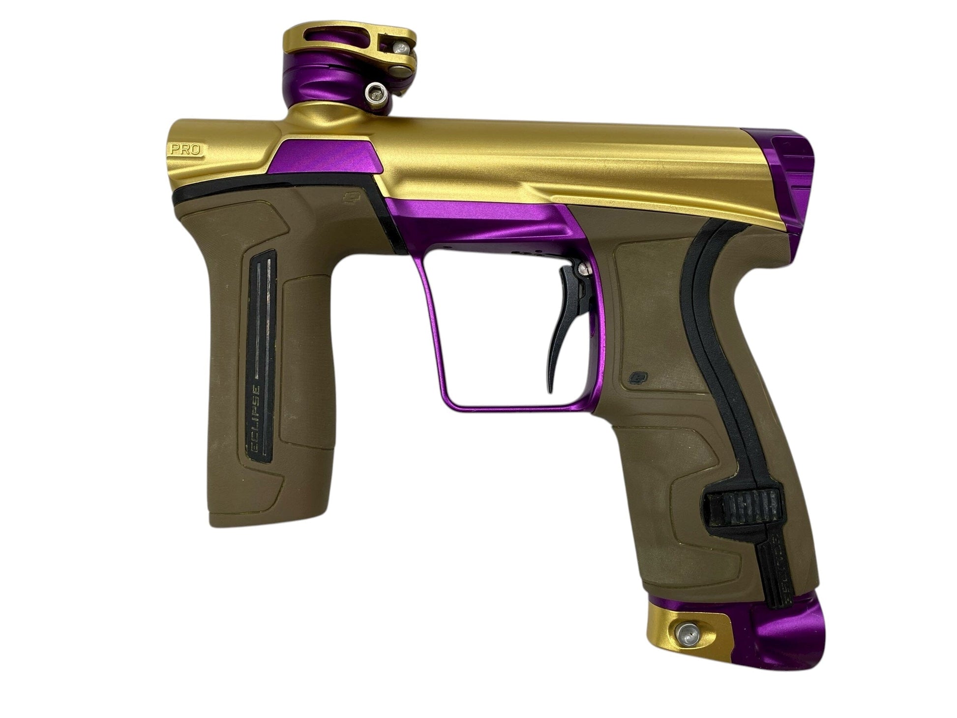 Used Planet Eclipse Cs2 Pro Paintball Gun Gold/Purple Paintball Gun from CPXBrosPaintball Buy/Sell/Trade Paintball Markers, New Paintball Guns, Paintball Hoppers, Paintball Masks, and Hormesis Headbands