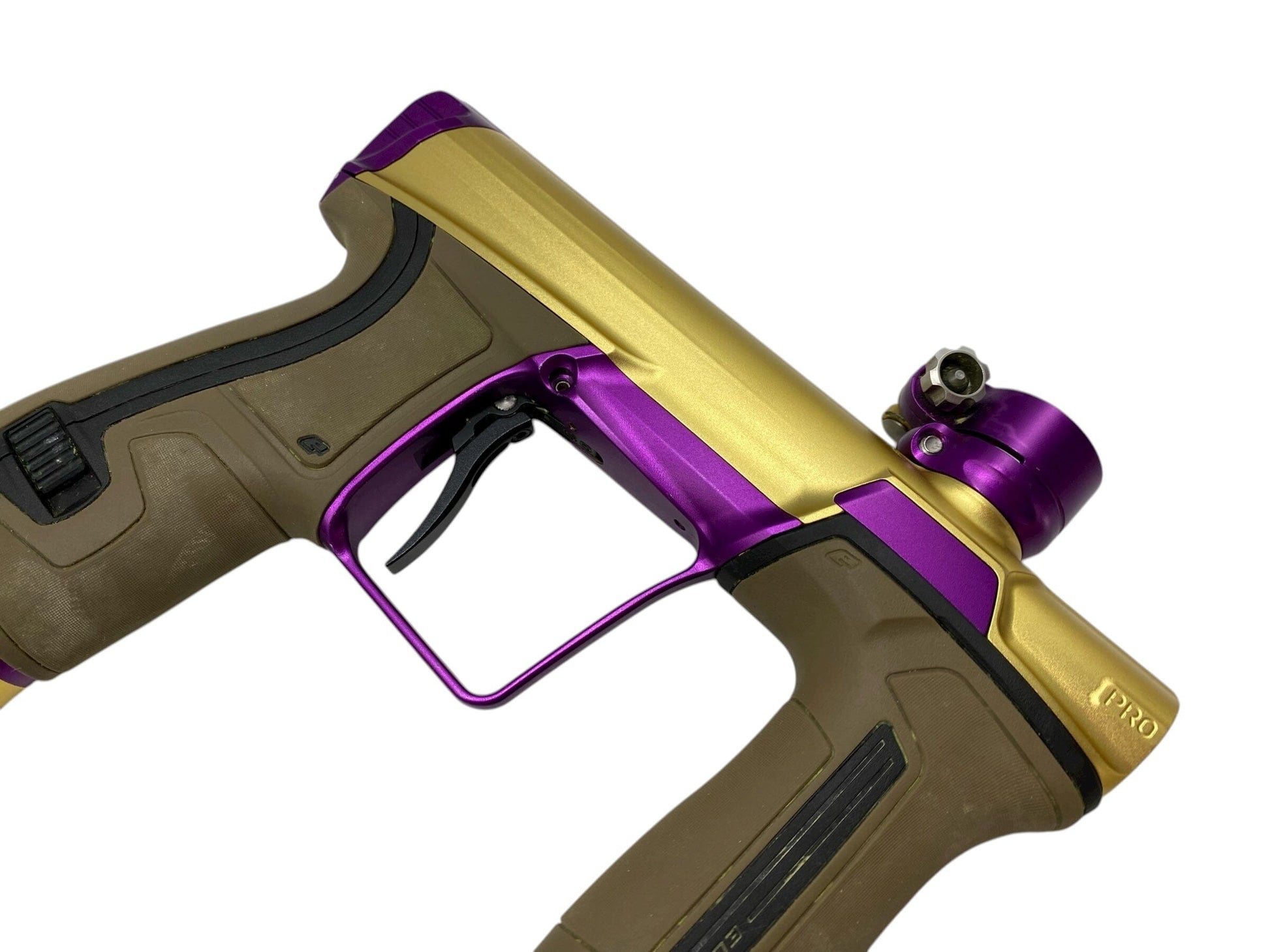 Used Planet Eclipse Cs2 Pro Paintball Gun Gold/Purple Paintball Gun from CPXBrosPaintball Buy/Sell/Trade Paintball Markers, New Paintball Guns, Paintball Hoppers, Paintball Masks, and Hormesis Headbands