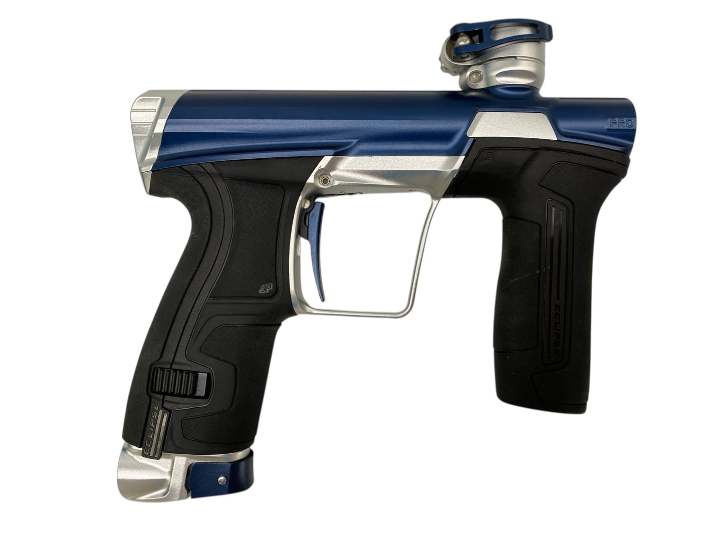Used Planet Eclipse Cs2 Pro Paintball Gun Navy/Silver Paintball Gun from CPXBrosPaintball Buy/Sell/Trade Paintball Markers, New Paintball Guns, Paintball Hoppers, Paintball Masks, and Hormesis Headbands