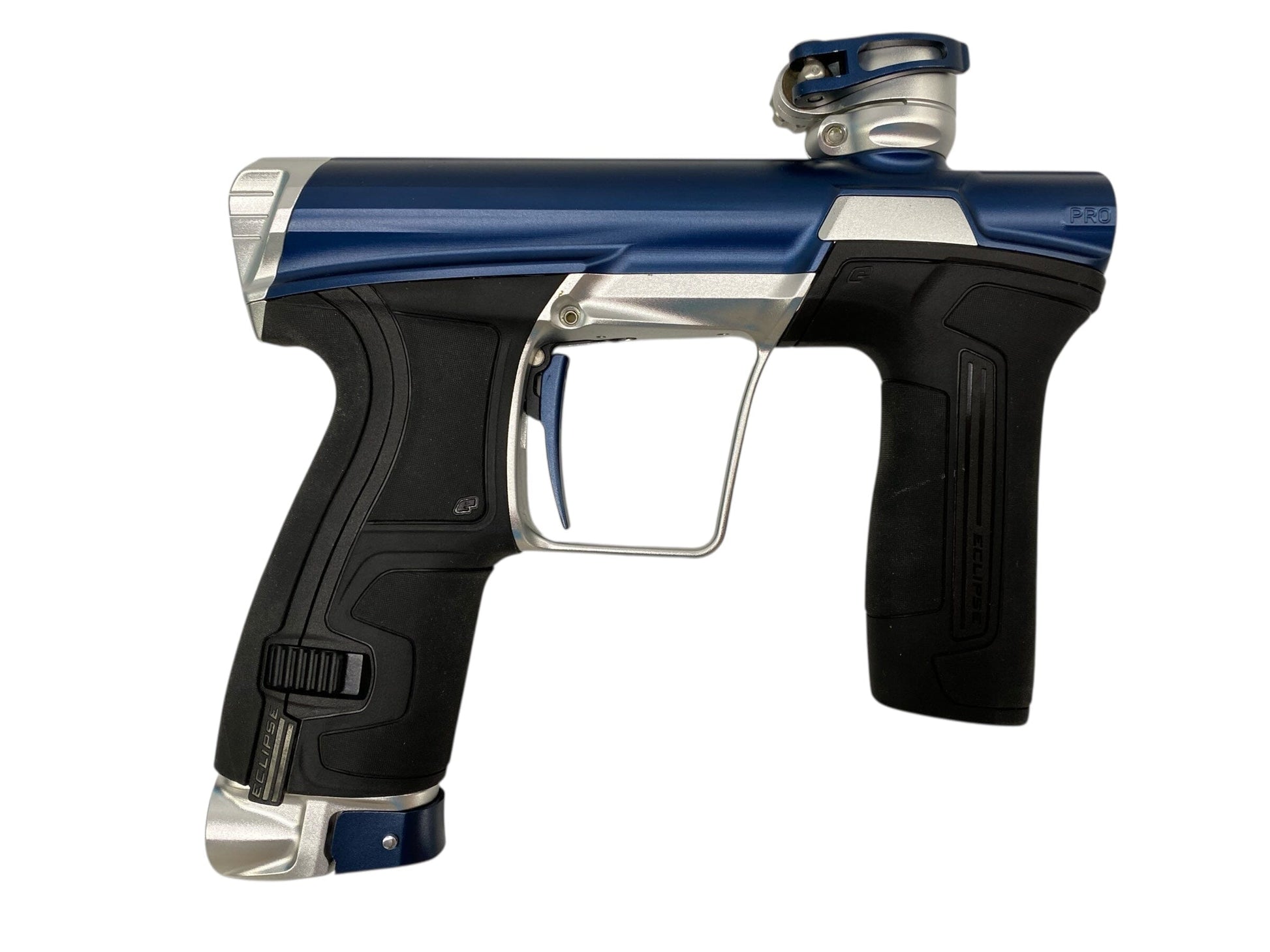 Used Planet Eclipse Cs2 Pro Paintball Gun Navy/Silver Paintball Gun from CPXBrosPaintball Buy/Sell/Trade Paintball Markers, New Paintball Guns, Paintball Hoppers, Paintball Masks, and Hormesis Headbands