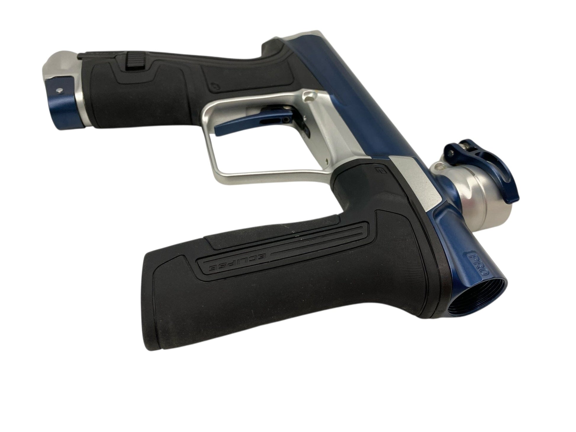 Used Planet Eclipse Cs2 Pro Paintball Gun Navy/Silver Paintball Gun from CPXBrosPaintball Buy/Sell/Trade Paintball Markers, New Paintball Guns, Paintball Hoppers, Paintball Masks, and Hormesis Headbands