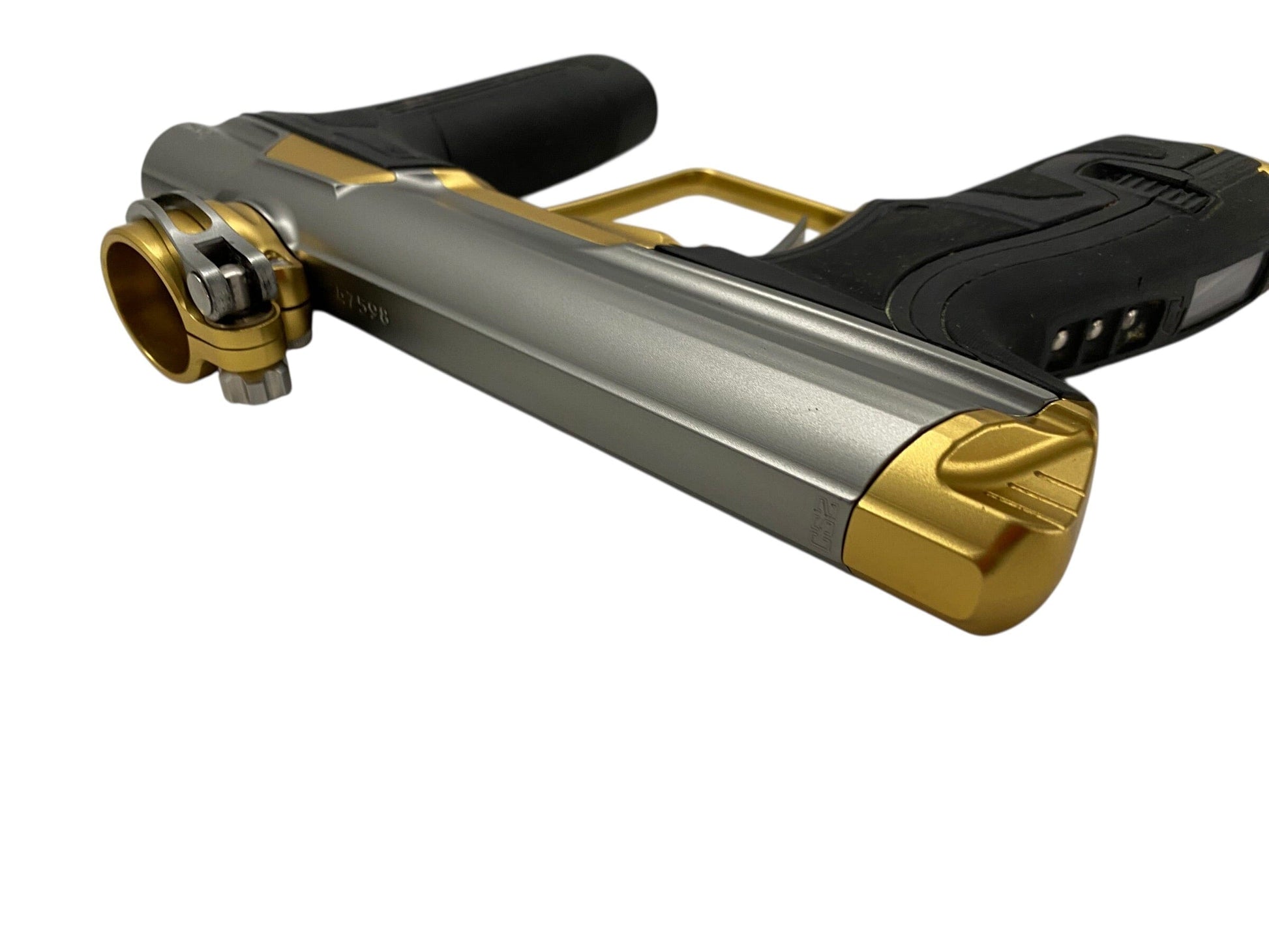 Used Planet Eclipse CS2 Pro Silver/Gold Paintball Gun Paintball Gun from CPXBrosPaintball Buy/Sell/Trade Paintball Markers, New Paintball Guns, Paintball Hoppers, Paintball Masks, and Hormesis Headbands