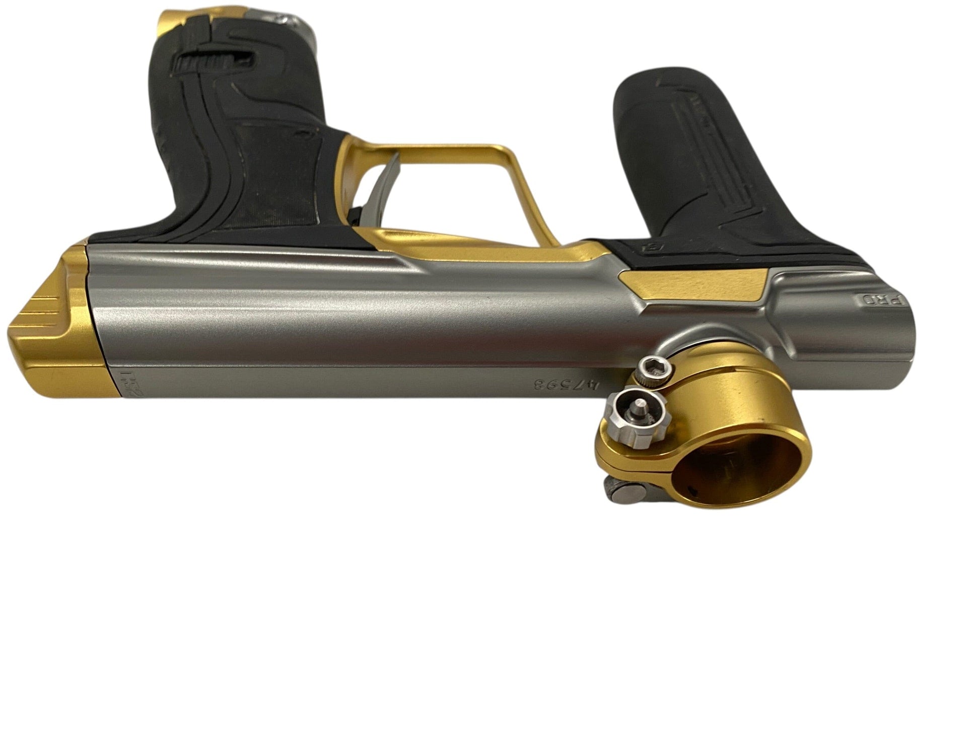 Used Planet Eclipse CS2 Pro Silver/Gold Paintball Gun Paintball Gun from CPXBrosPaintball Buy/Sell/Trade Paintball Markers, New Paintball Guns, Paintball Hoppers, Paintball Masks, and Hormesis Headbands
