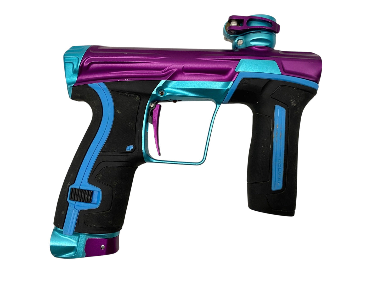 Used Planet Eclipse CS2 Purple/Teal Paintball Gun Paintball Gun from CPXBrosPaintball Buy/Sell/Trade Paintball Markers, New Paintball Guns, Paintball Hoppers, Paintball Masks, and Hormesis Headbands