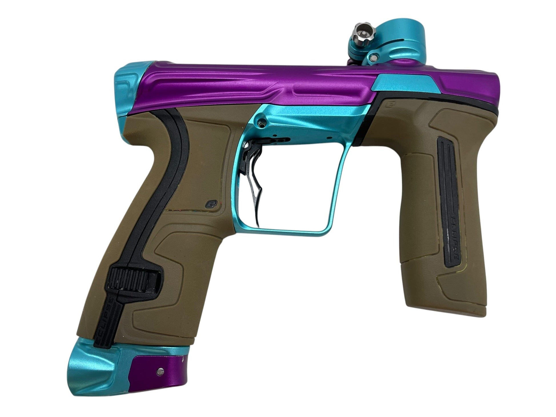 Used Planet Eclipse CS2 Purple/Teal Paintball Gun Paintball Gun from CPXBrosPaintball Buy/Sell/Trade Paintball Markers, New Paintball Guns, Paintball Hoppers, Paintball Masks, and Hormesis Headbands
