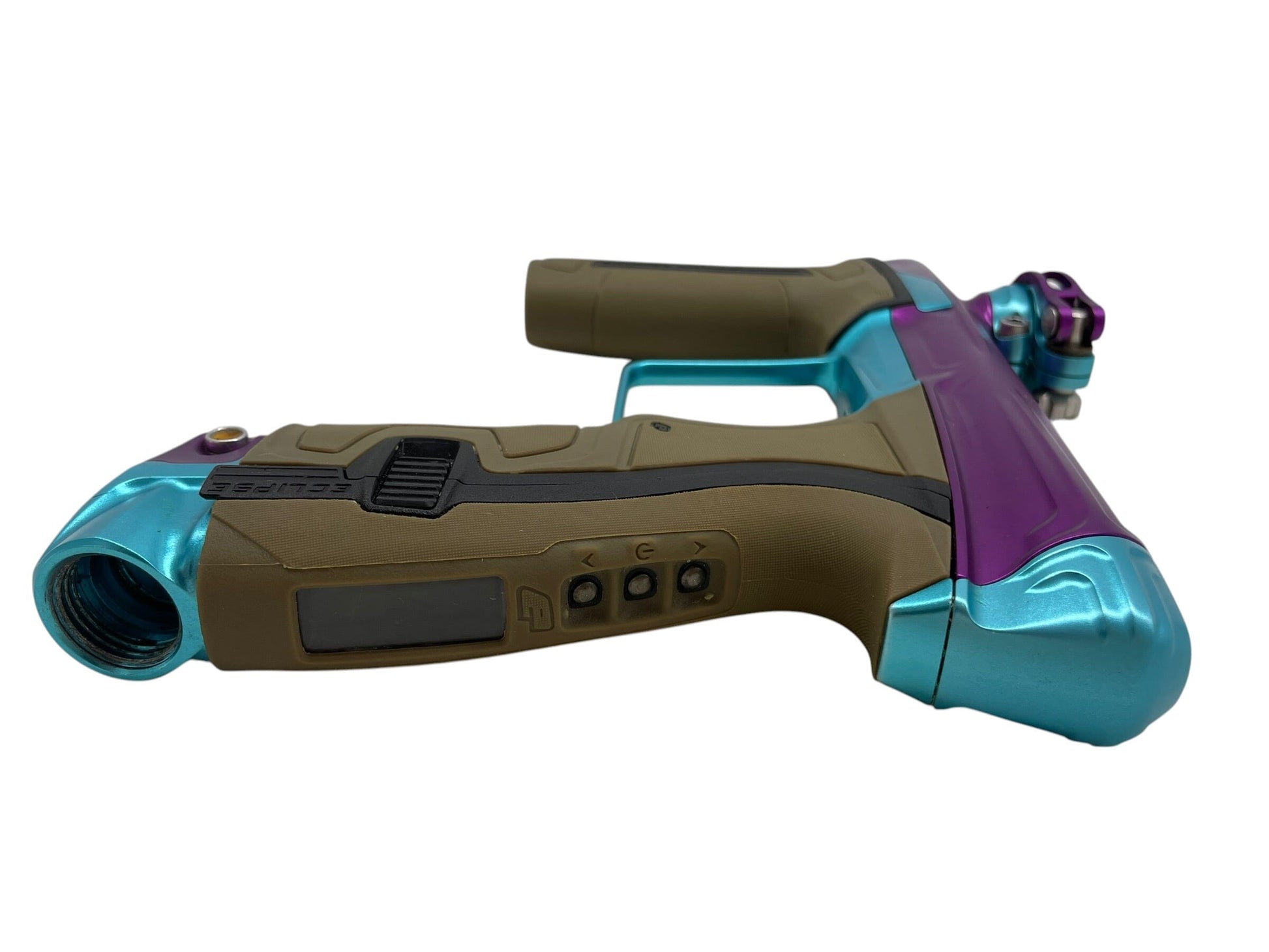 Used Planet Eclipse CS2 Purple/Teal Paintball Gun Paintball Gun from CPXBrosPaintball Buy/Sell/Trade Paintball Markers, New Paintball Guns, Paintball Hoppers, Paintball Masks, and Hormesis Headbands