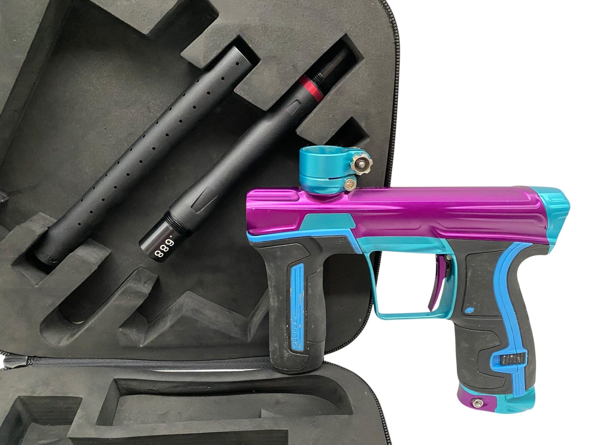 Used Planet Eclipse CS2 Purple/Teal Paintball Gun Paintball Gun from CPXBrosPaintball Buy/Sell/Trade Paintball Markers, New Paintball Guns, Paintball Hoppers, Paintball Masks, and Hormesis Headbands