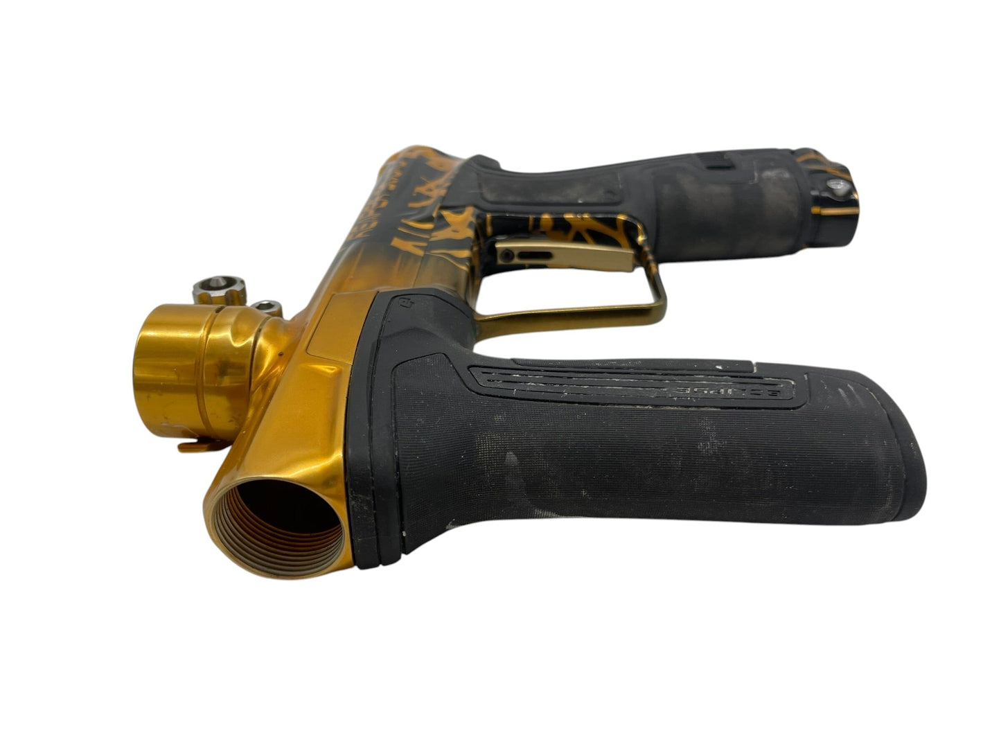 Used Planet Eclipse CS2 "Reaper Squad" Black/Gold Splash Paintball Gun Paintball Gun from CPXBrosPaintball Buy/Sell/Trade Paintball Markers, New Paintball Guns, Paintball Hoppers, Paintball Masks, and Hormesis Headbands