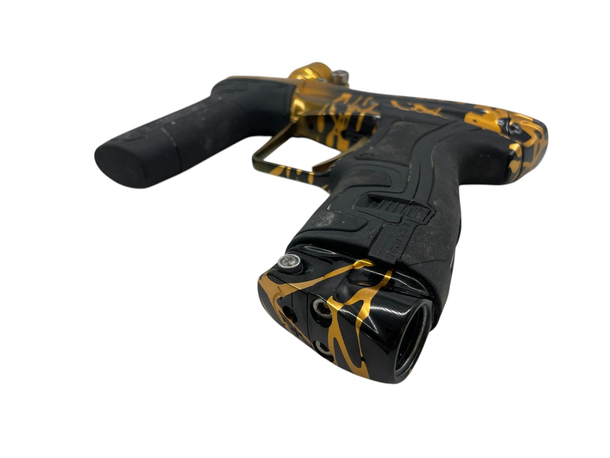 Used Planet Eclipse CS2 "Reaper Squad" Black/Gold Splash Paintball Gun Paintball Gun from CPXBrosPaintball Buy/Sell/Trade Paintball Markers, New Paintball Guns, Paintball Hoppers, Paintball Masks, and Hormesis Headbands