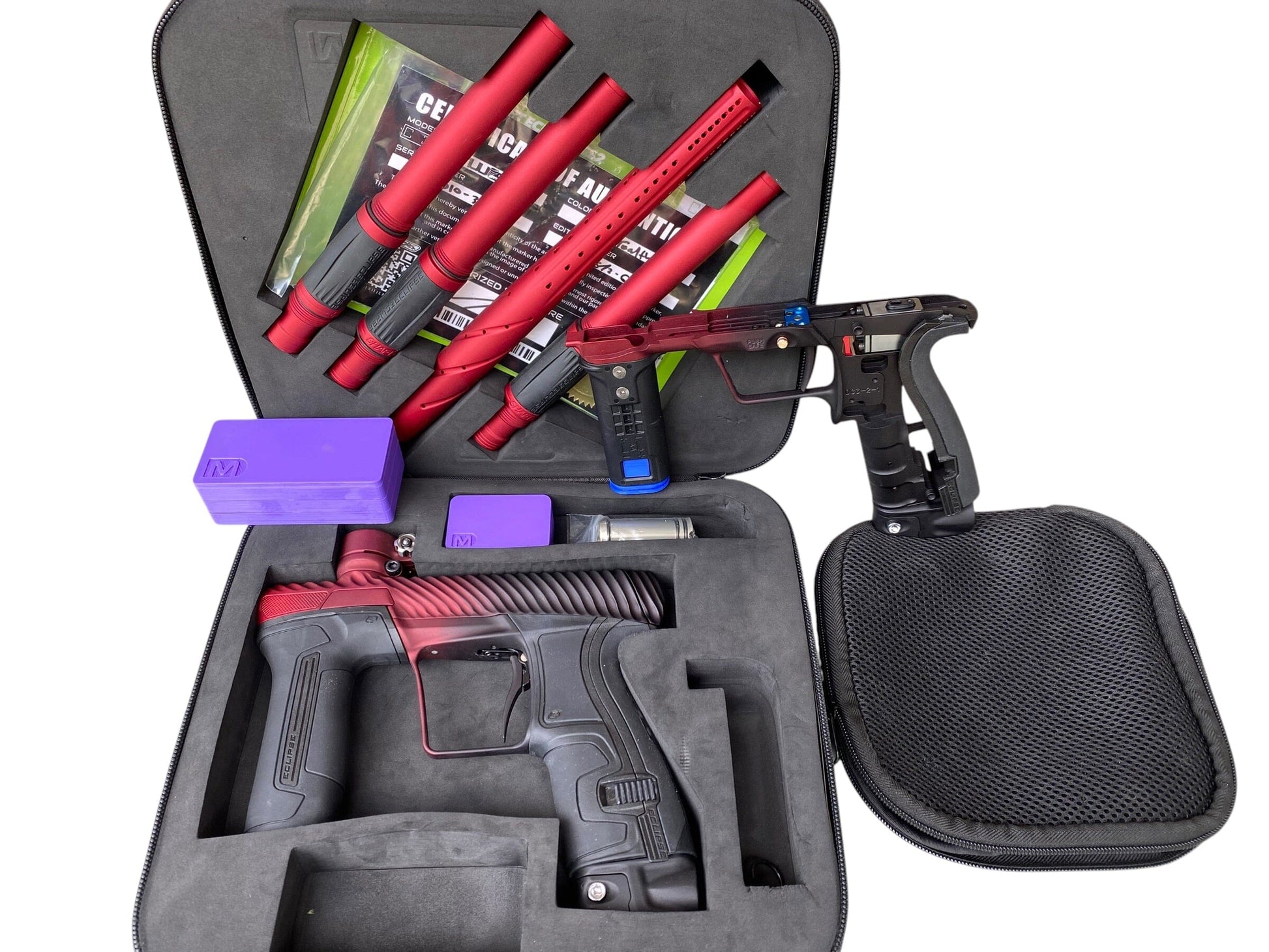 Used Planet Eclipse CS2 Twister Black To Red Fade + Mech Paintball Gun Paintball Gun from CPXBrosPaintball Buy/Sell/Trade Paintball Markers, New Paintball Guns, Paintball Hoppers, Paintball Masks, and Hormesis Headbands